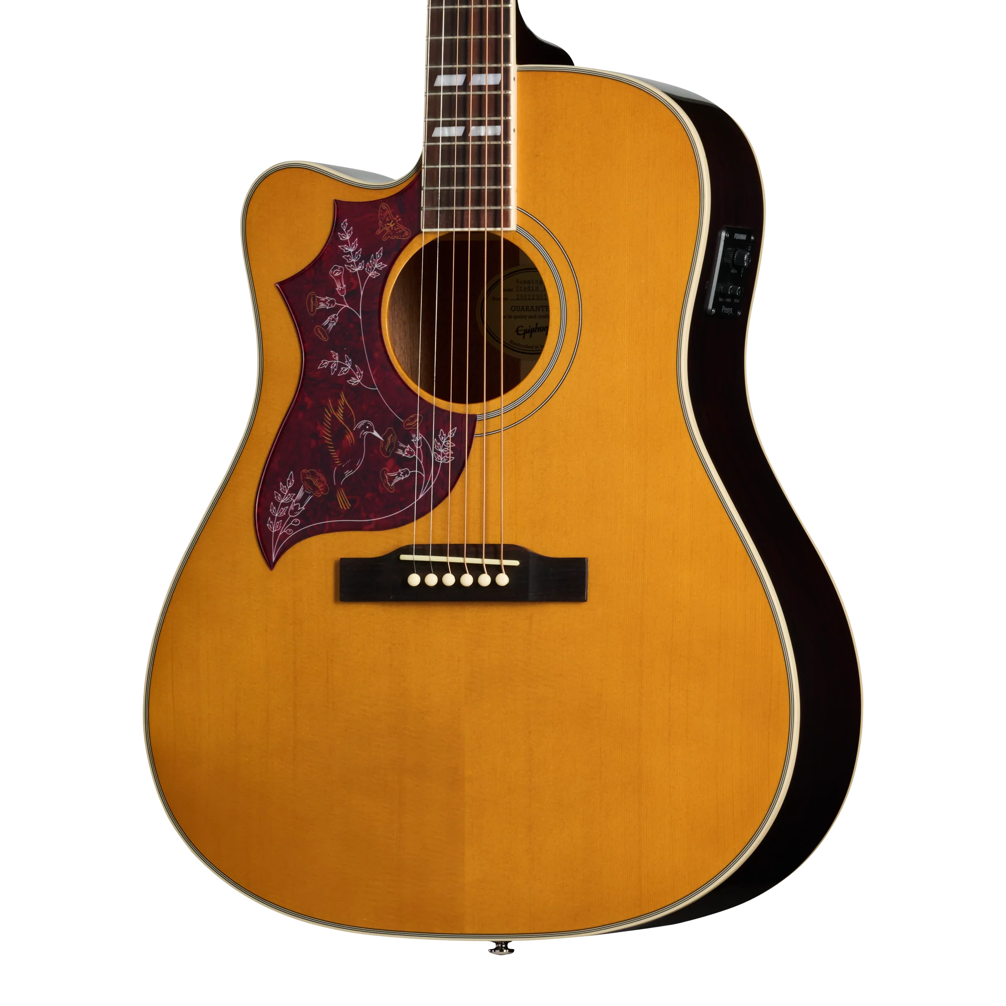 Epiphone Hummingbird Studio EC, Left-Handed, Natural