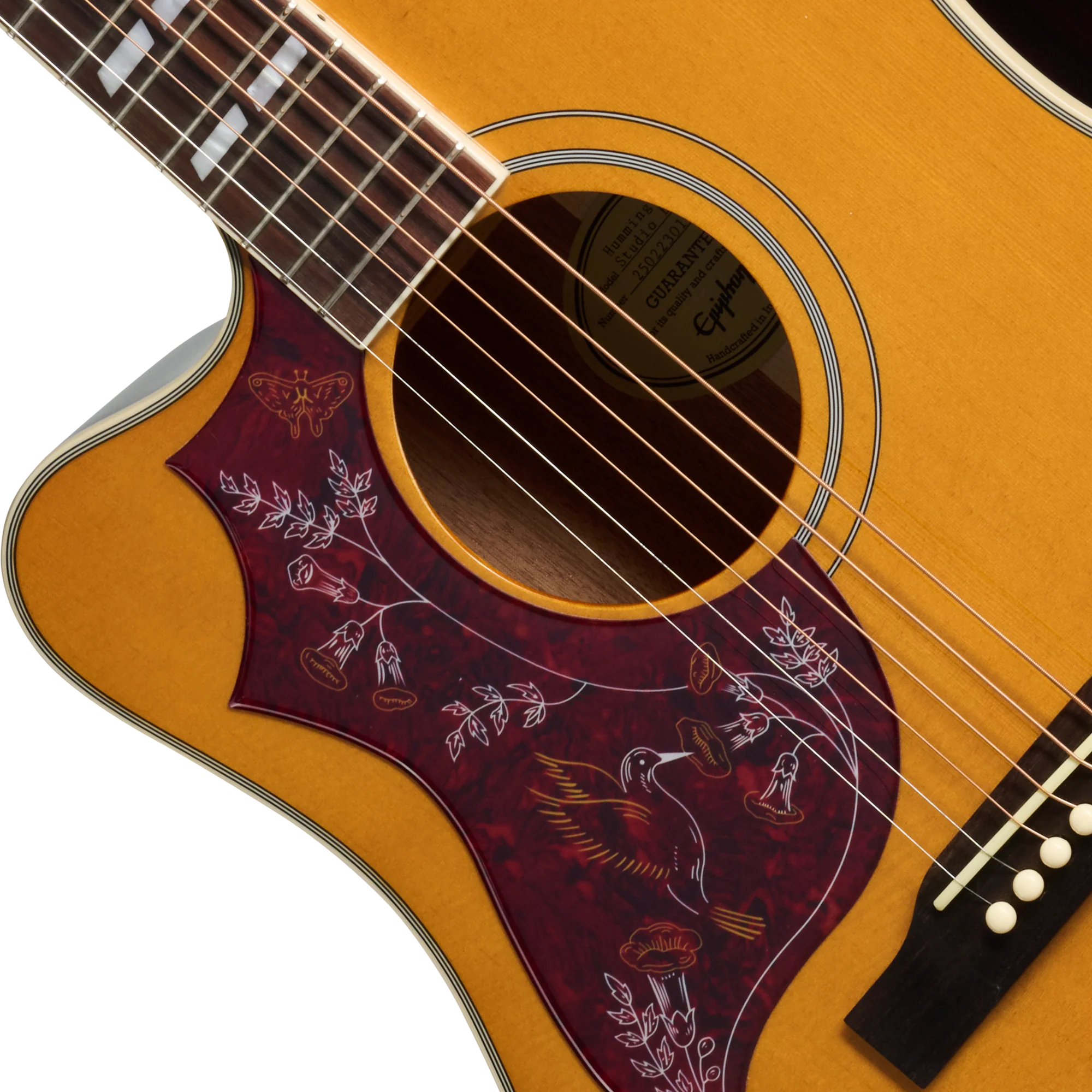 Epiphone Hummingbird Studio EC, Left-Handed, Natural 7 Epiphone Hummingbird Studio EC, Left-Handed, Natural