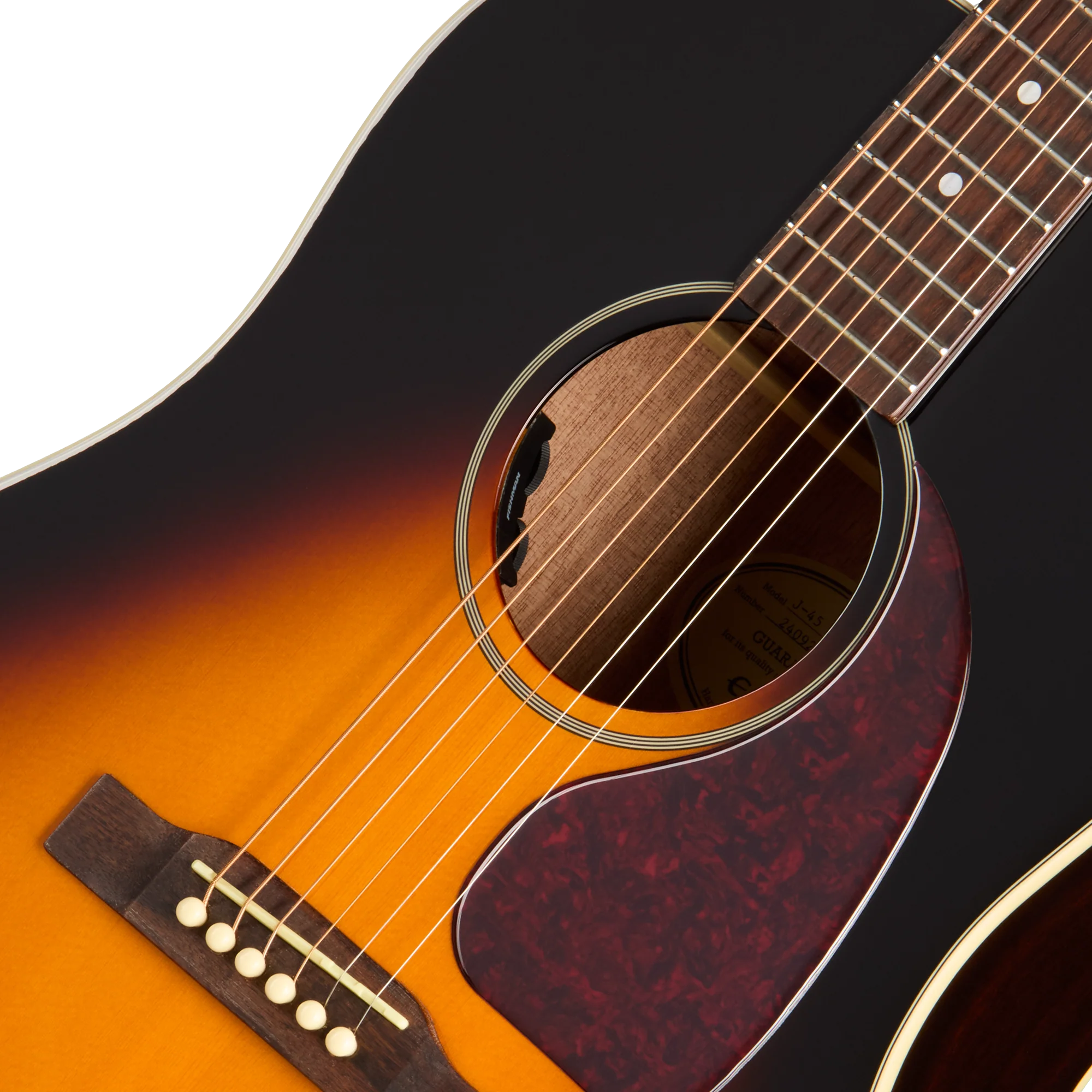 Epiphone J-45 Studio, Vintage Sunburst 7 Epiphone J-45 Studio, Vintage Sunburst