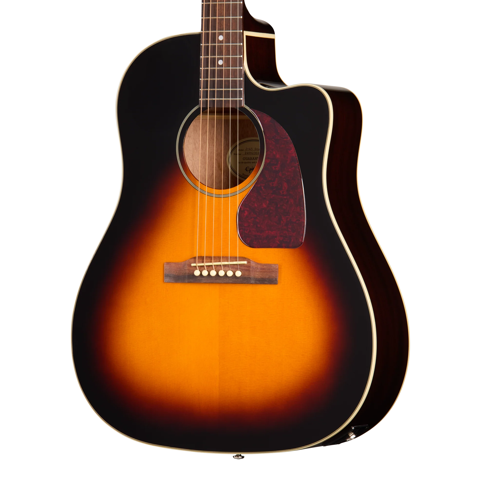 Epiphone J-45 Studio EC, Vintage Sunburst