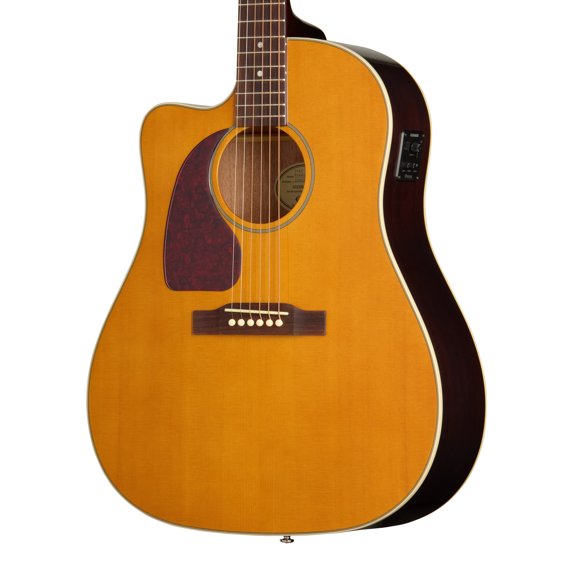 Epiphone J-45 Studio EC, Left-Handed, Natural