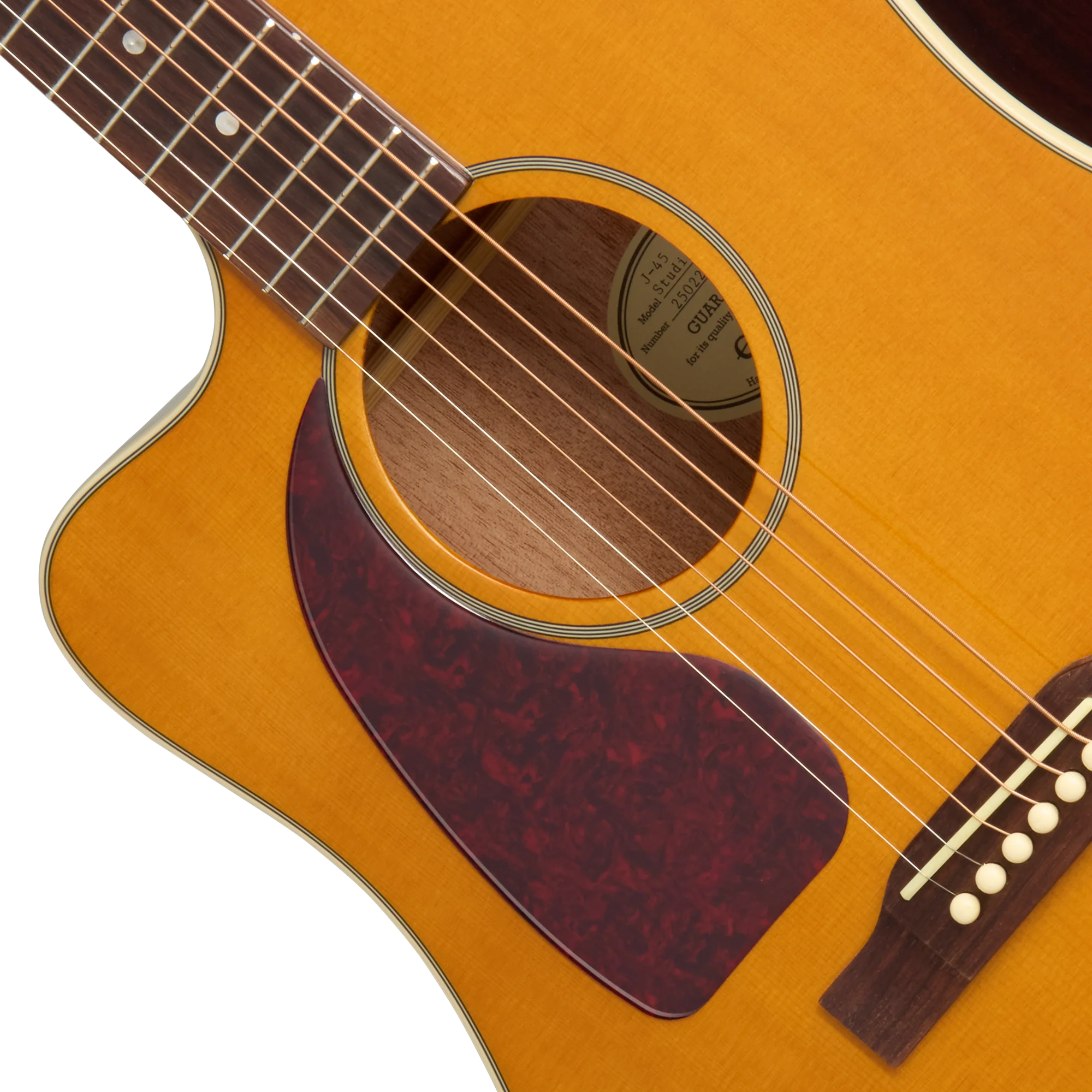 Epiphone J-45 Studio EC, Left-Handed, Natural 7 Epiphone J-45 Studio EC, Left-Handed, Natural