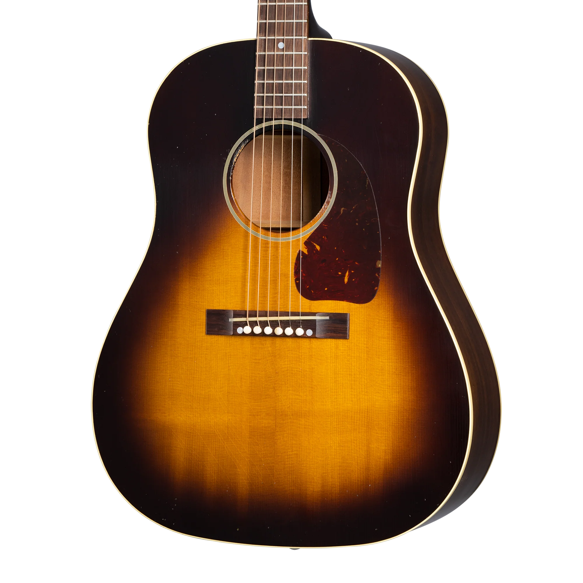 Gibson Custom 1942 Banner J-45 Reissue, Light Aged, Vintage Sunburst