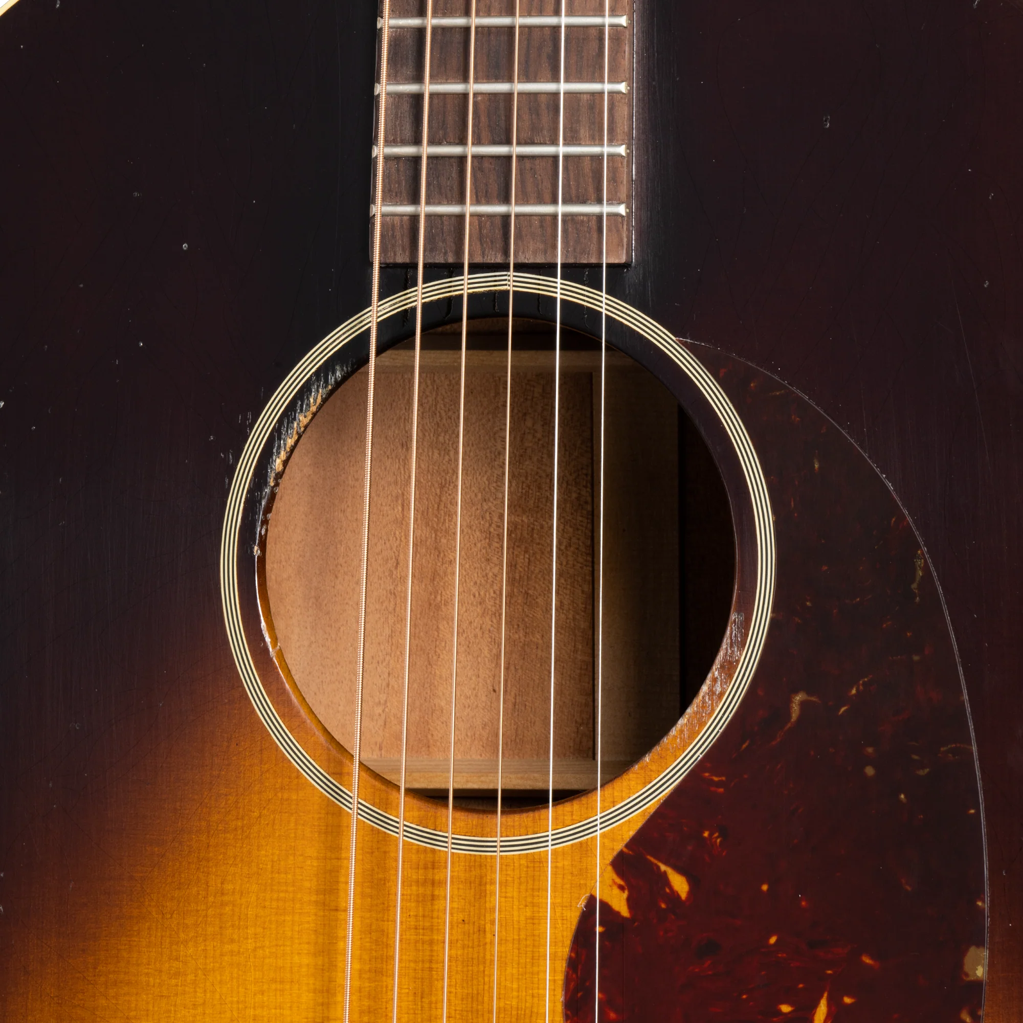 Gibson Custom 1942 Banner J-45 Reissue, Light Aged, Vintage Sunburst 5 Gibson Custom 1942 Banner J-45 Reissue, Light Aged, Vintage Sunburst