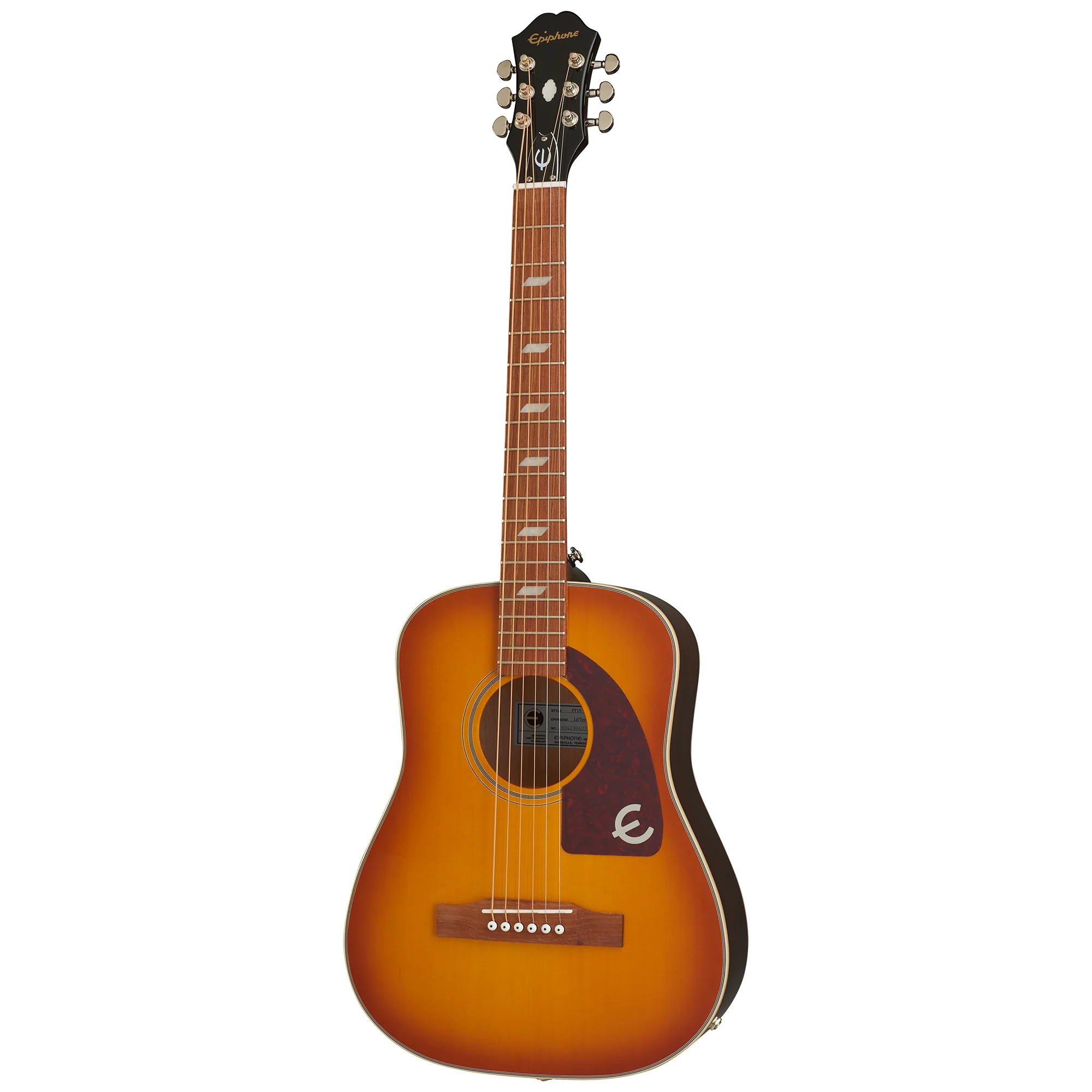 Epiphone Lil' Tex Travel Electric/Acoustic, Faded Cherry 3 Epiphone Lil' Tex Travel Electric/Acoustic, Faded Cherry