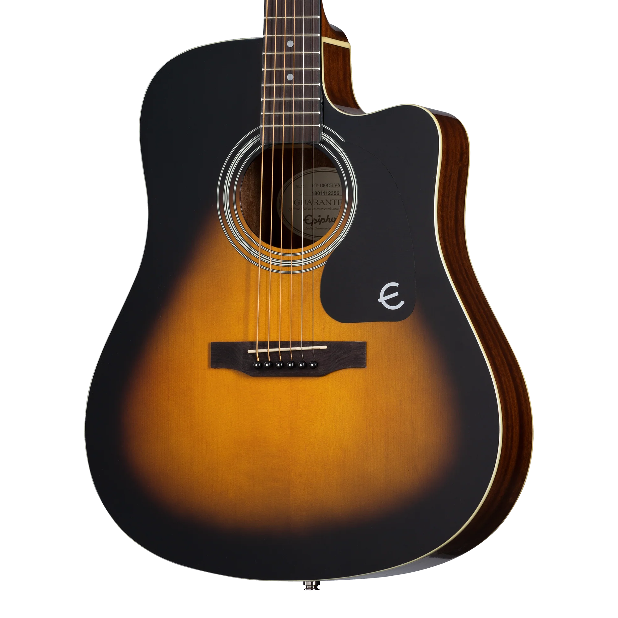 Epiphone FT-100CE, Vintage Sunburst