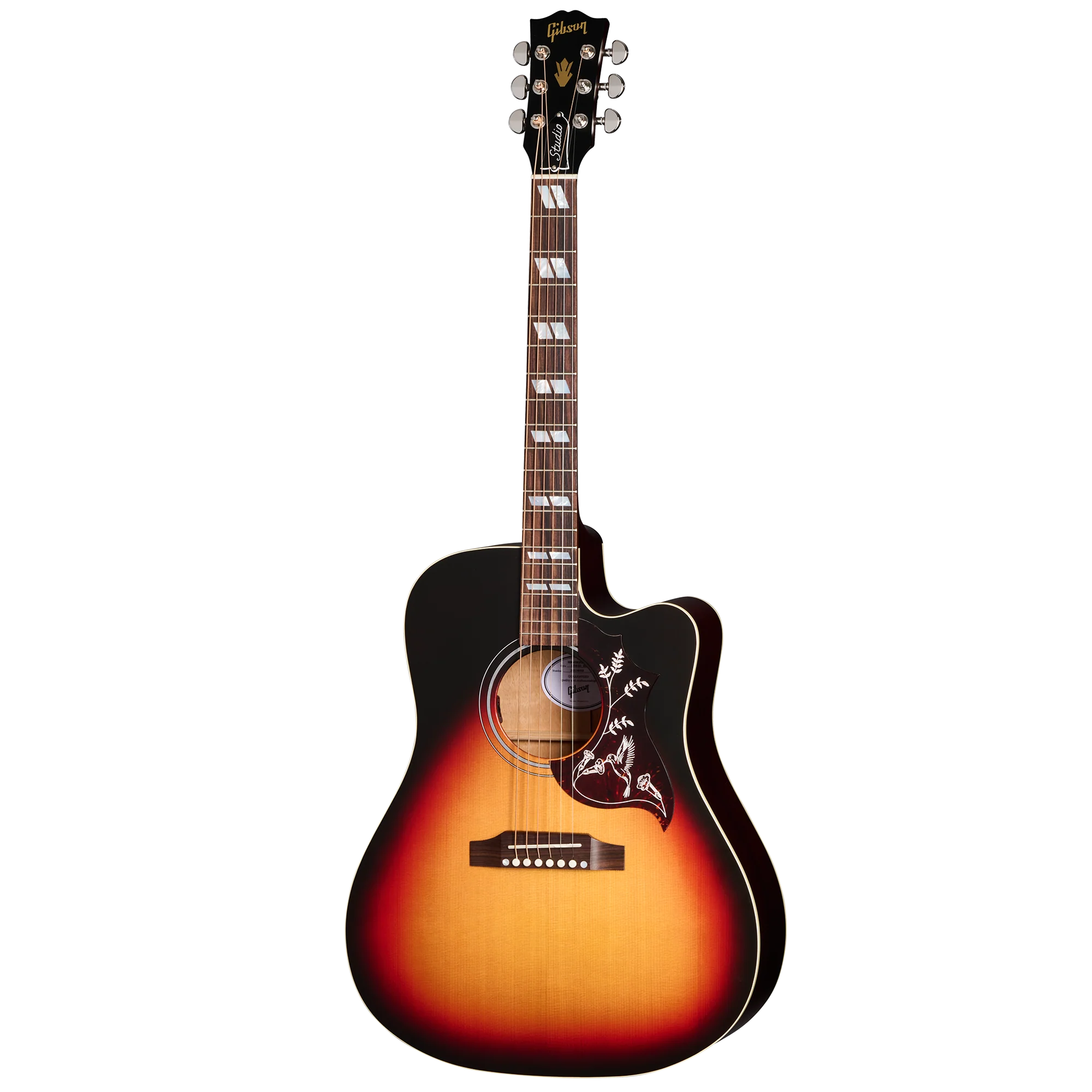 Gibson Hummingbird Studio EC, Tri-Burst Satin 2 Gibson Hummingbird Studio EC, Tri-Burst Satin