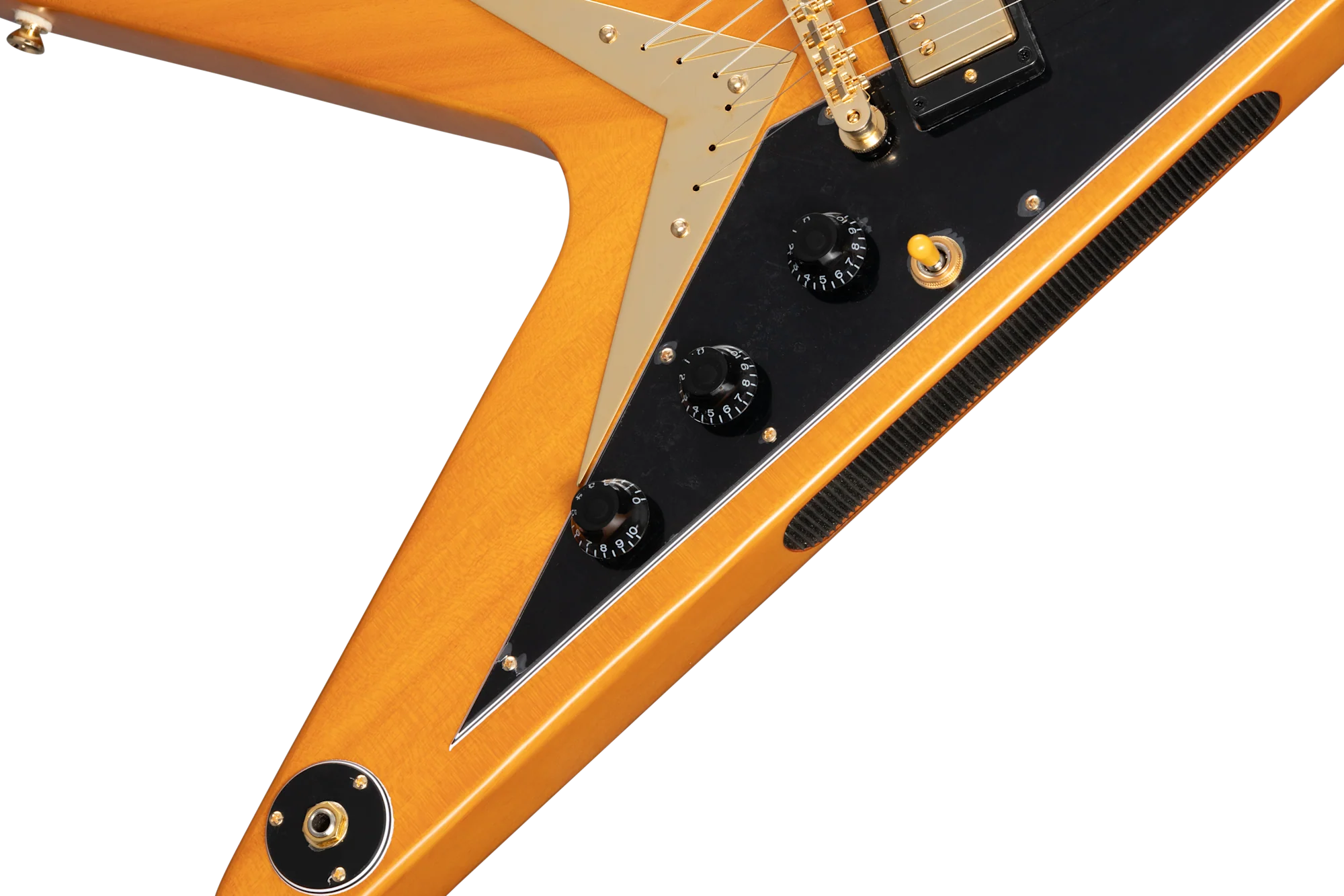 Epiphone IGC 1958 Korina Flying V, Aged Natural, Exclusive 9 Epiphone IGC 1958 Korina Flying V, Aged Natural, Exclusive
