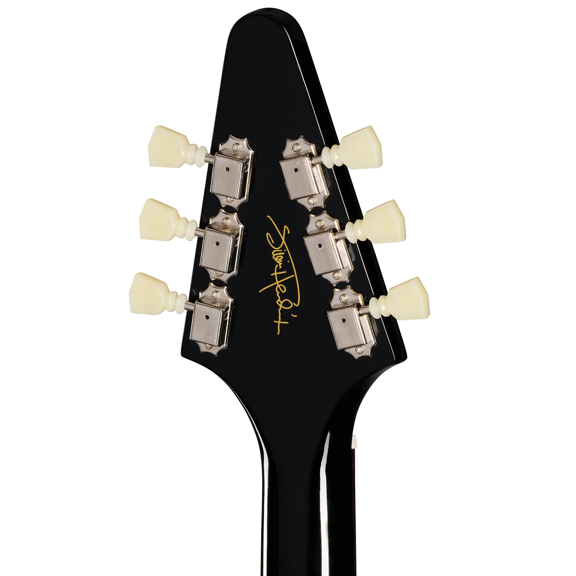 Epiphone Jimi Hendrix™ "Love Drops" Flying V, Ebony 6 Epiphone Jimi Hendrix™ "Love Drops" Flying V, Ebony
