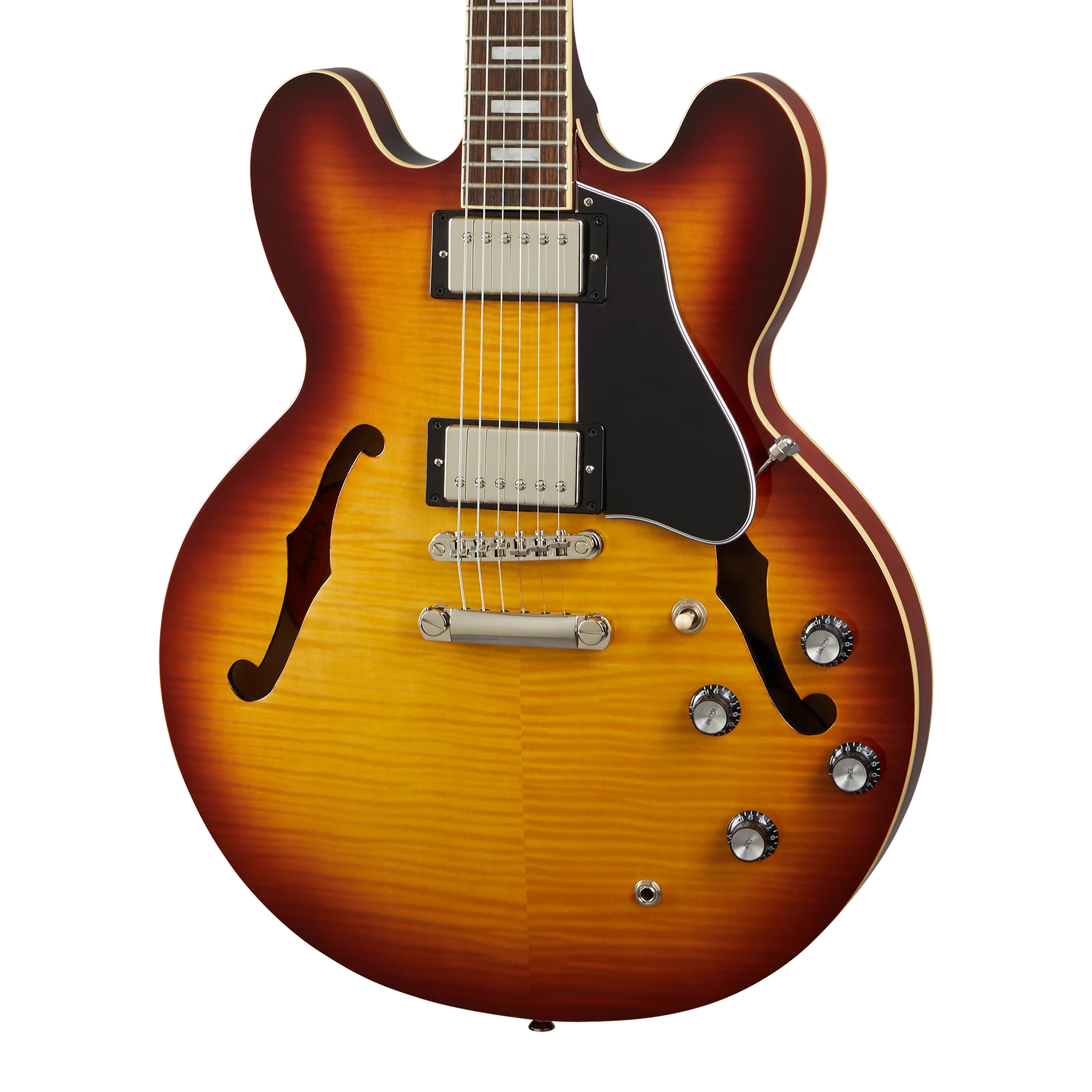 Epiphone ES-335 Figured, Raspberry Tea Burst