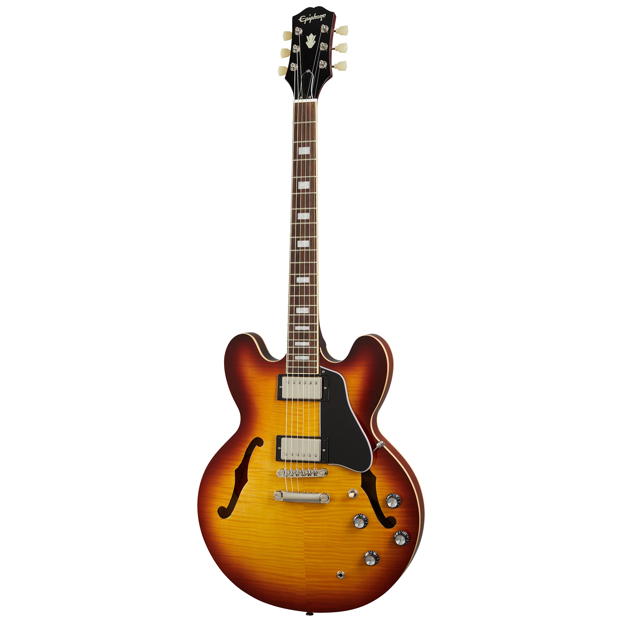 Epiphone ES-335 Figured, Raspberry Tea Burst 3 Epiphone ES-335 Figured, Raspberry Tea Burst