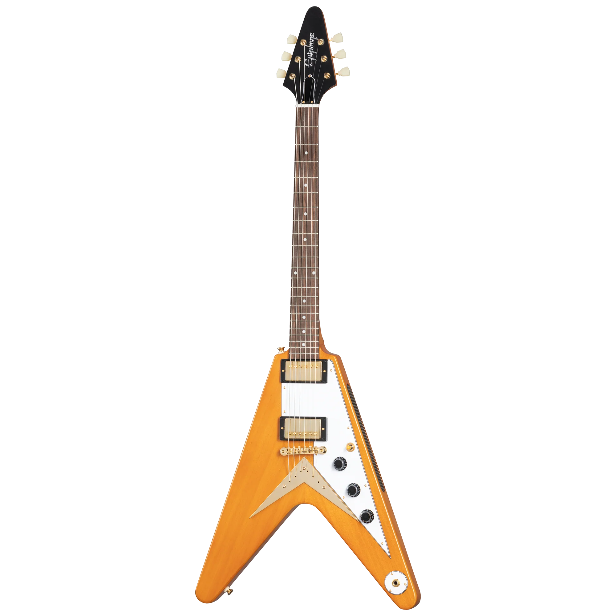 Epiphone IGC 1958 Korina Flying V, Aged Natural 3 Epiphone IGC 1958 Korina Flying V, Aged Natural