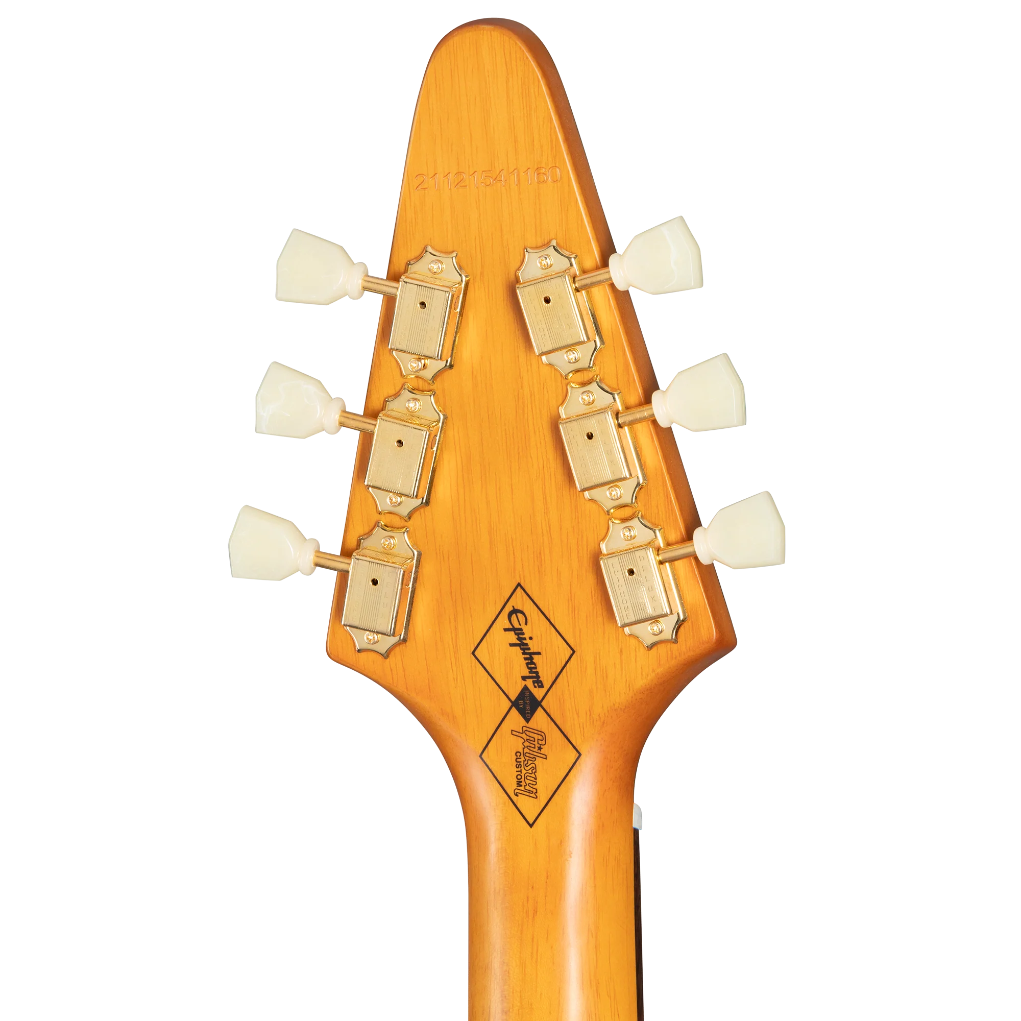 Epiphone IGC 1958 Korina Flying V, Aged Natural 6 Epiphone IGC 1958 Korina Flying V, Aged Natural