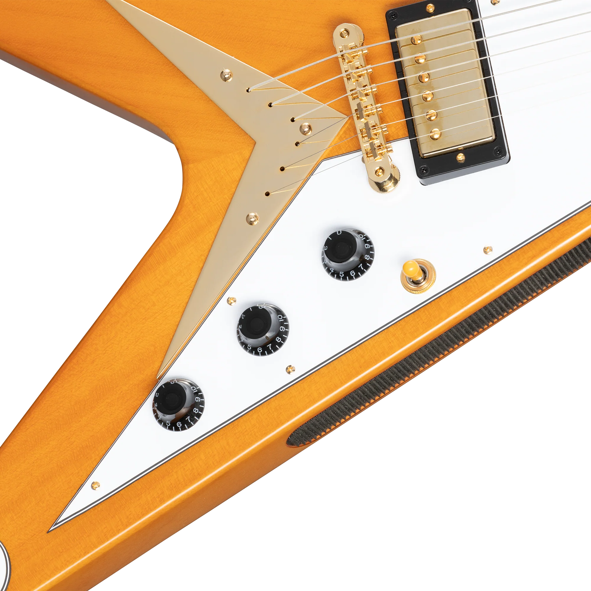 Epiphone IGC 1958 Korina Flying V, Aged Natural 9 Epiphone IGC 1958 Korina Flying V, Aged Natural