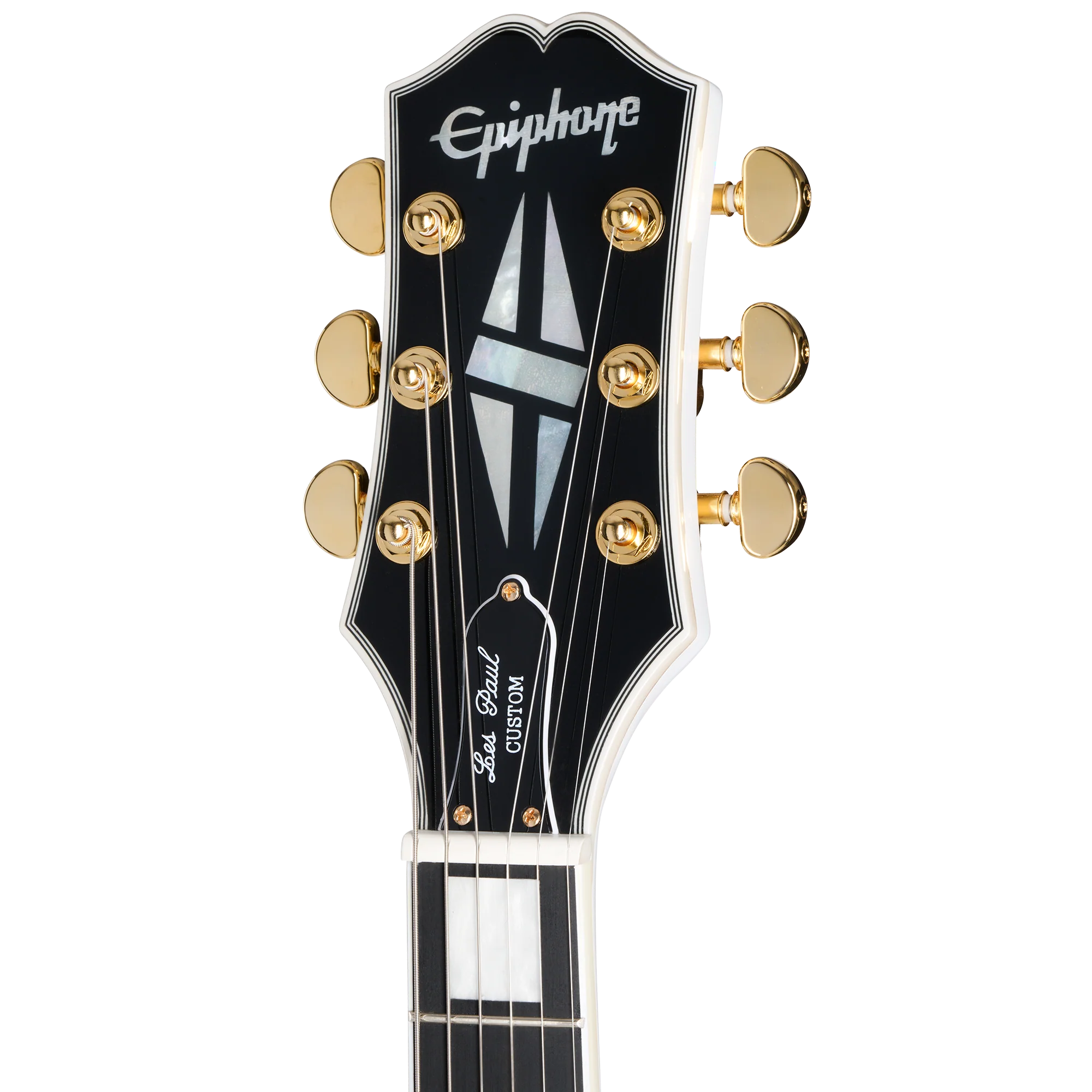 Epiphone Les Paul Custom, Alpine White 5 Epiphone Les Paul Custom, Alpine White