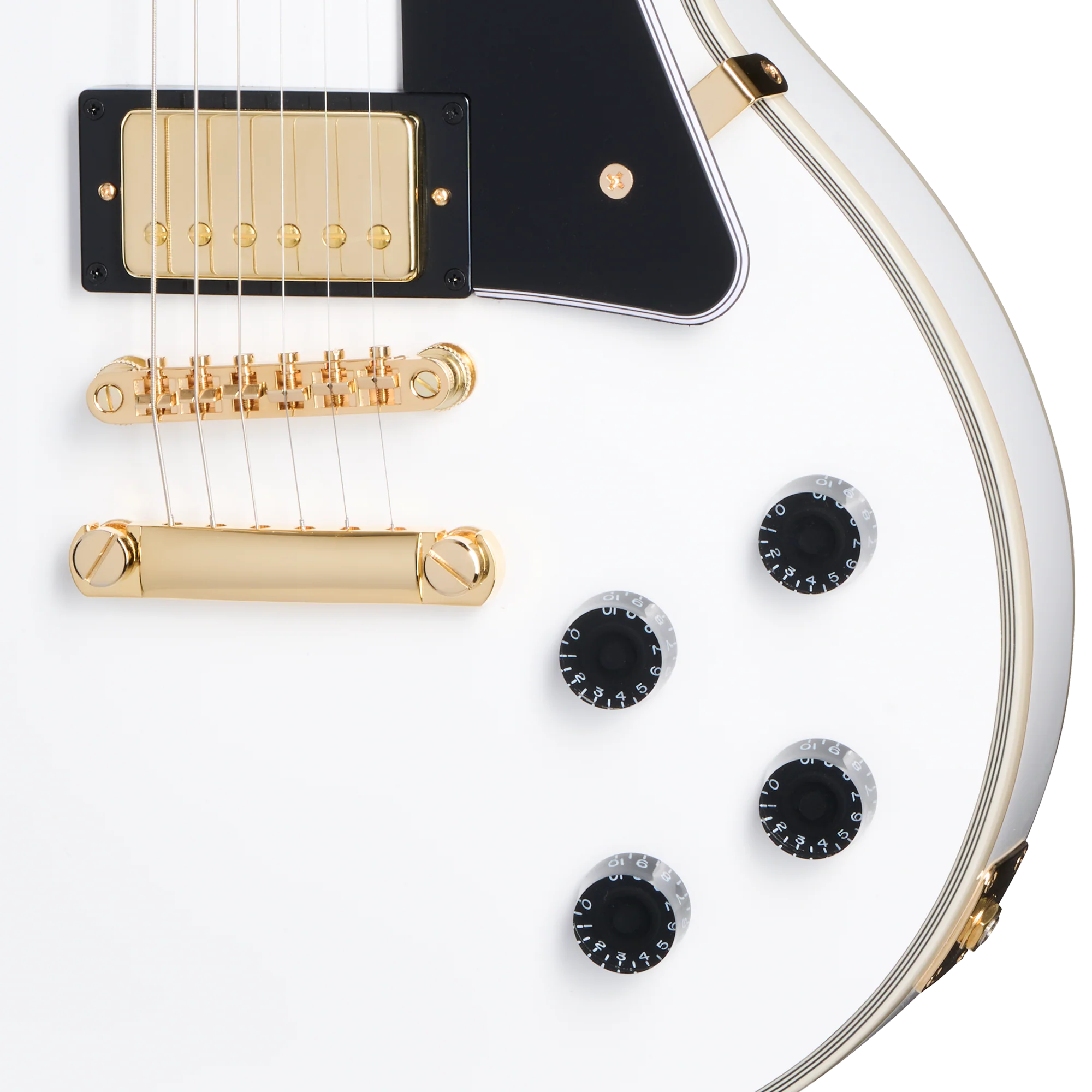 Epiphone Les Paul Custom, Alpine White 7 Epiphone Les Paul Custom, Alpine White