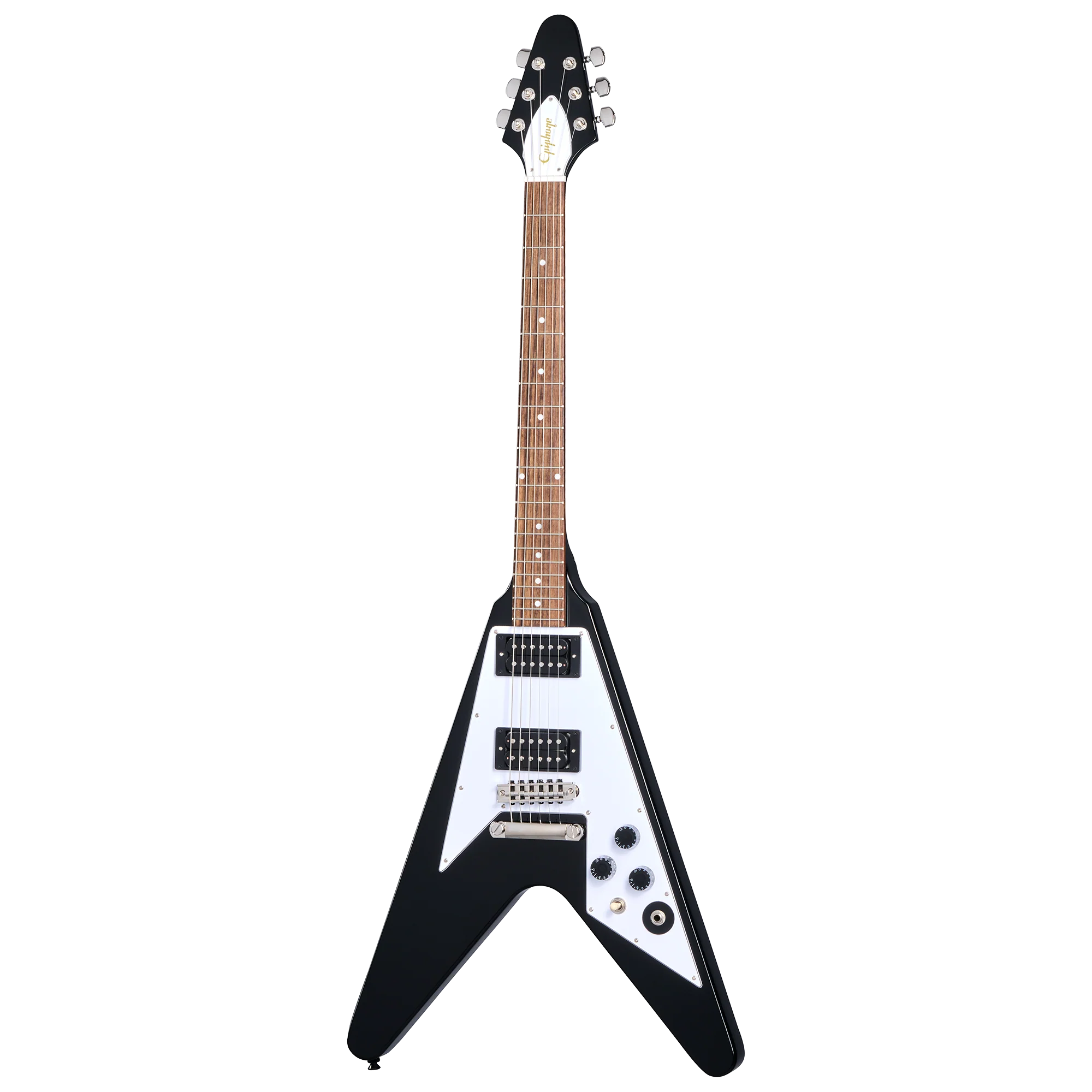Epiphone Kirk Hammett 1979 Flying V, Ebony 3 Epiphone Kirk Hammett 1979 Flying V, Ebony