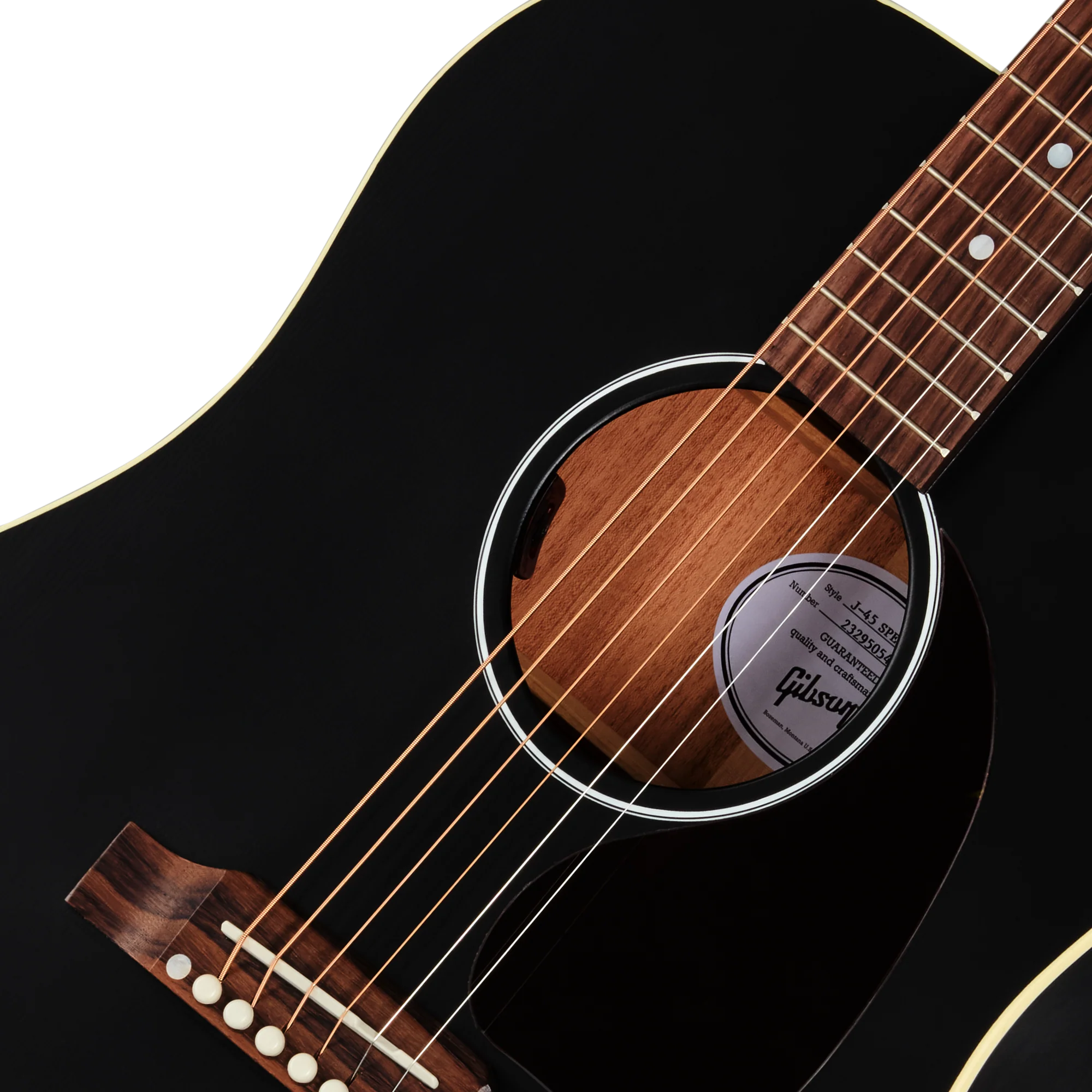 Gibson J-45 Special, Satin Ebony 7 Gibson J-45 Special, Satin Ebony