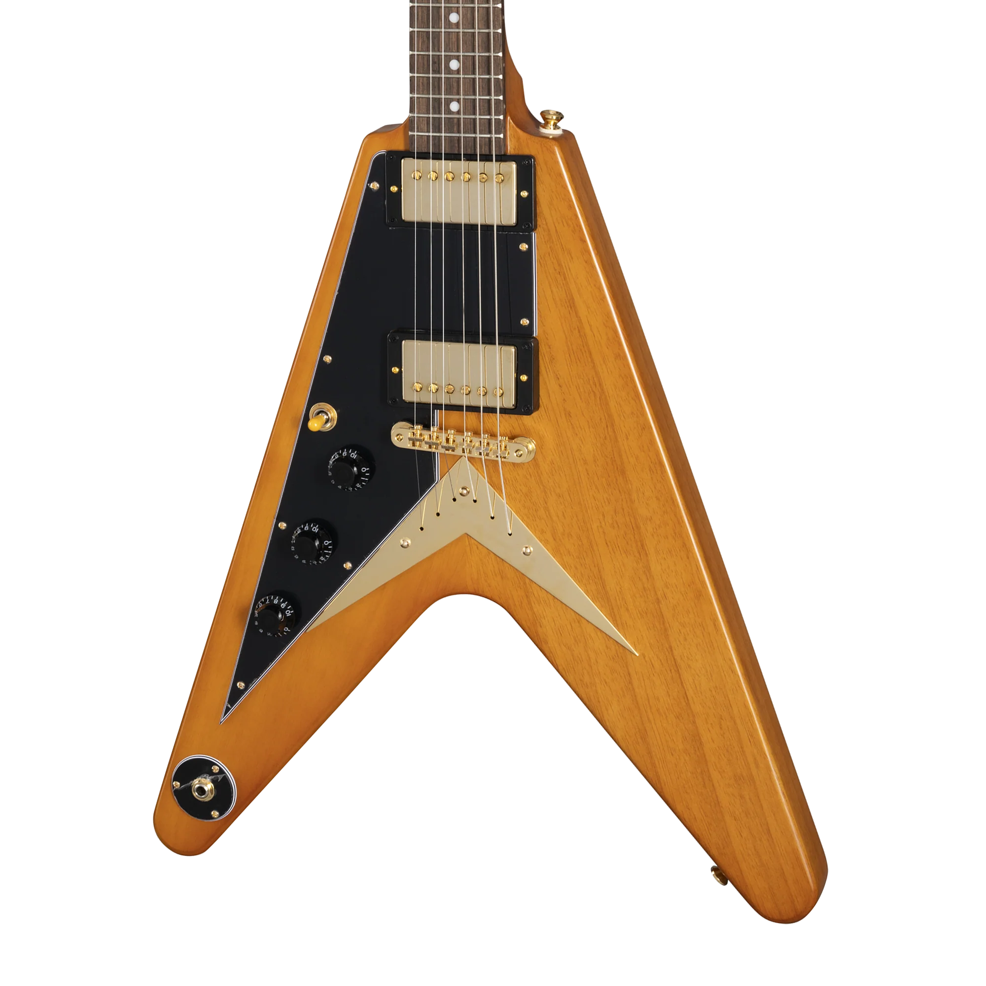 Epiphone IGC 1958 Korina Flying V, Left-Handed, Aged Natural, Exclusive