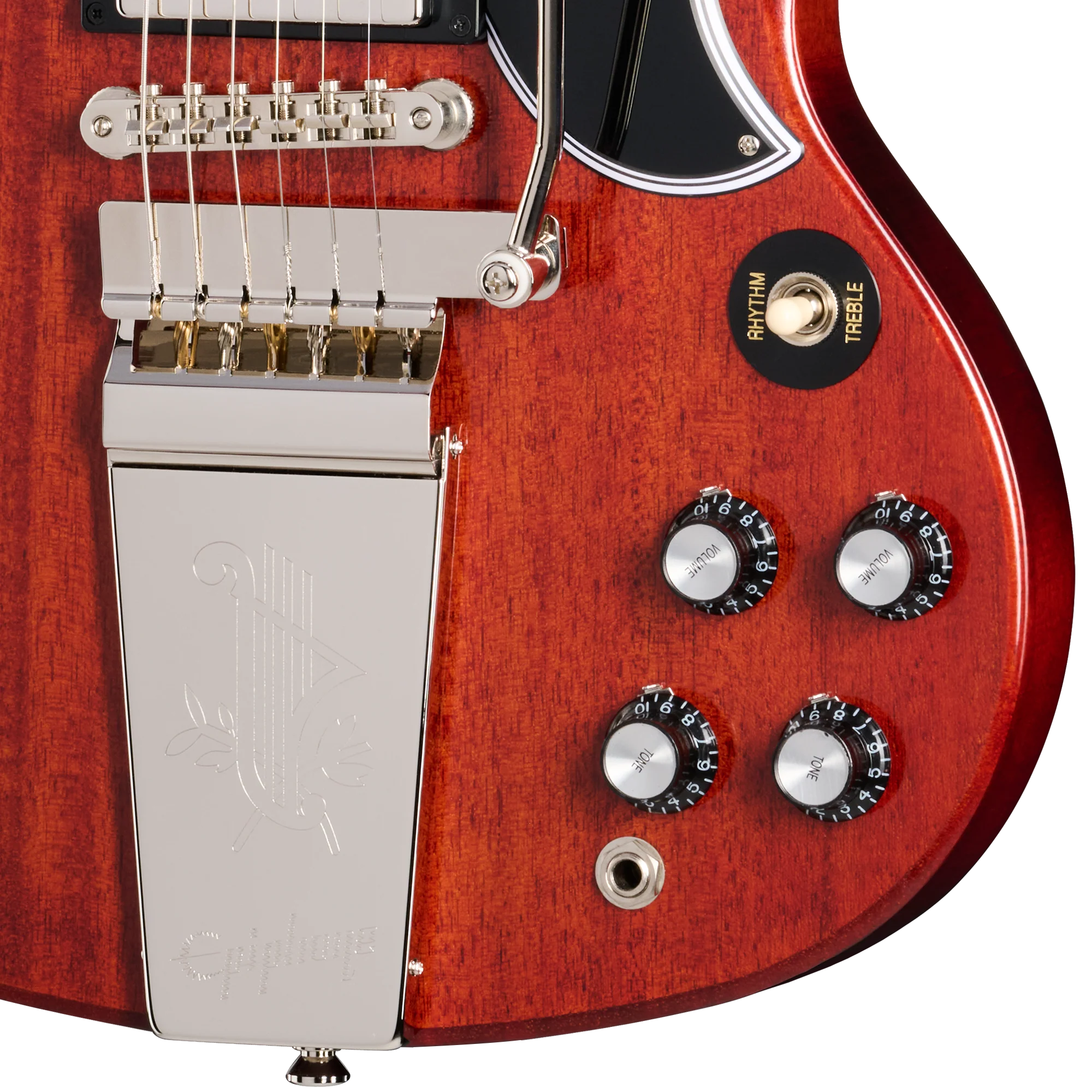 Epiphone IGC 1964 SG Standard Reissue with Maestro Vibrola, Cherry Red 8 Epiphone IGC 1964 SG Standard Reissue with Maestro Vibrola, Cherry Red