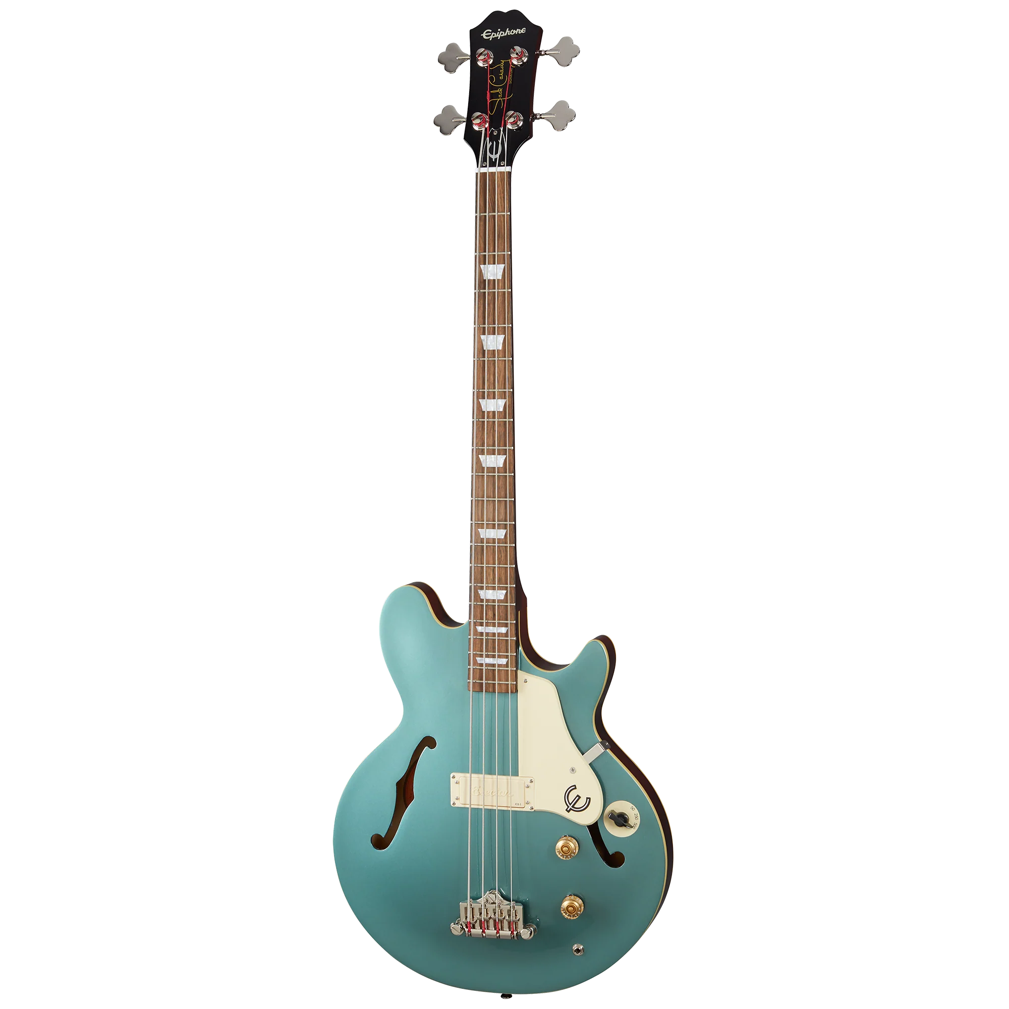 Epiphone Jack Casady Bass, Faded Pelham Blue 3 Epiphone Jack Casady Bass, Faded Pelham Blue