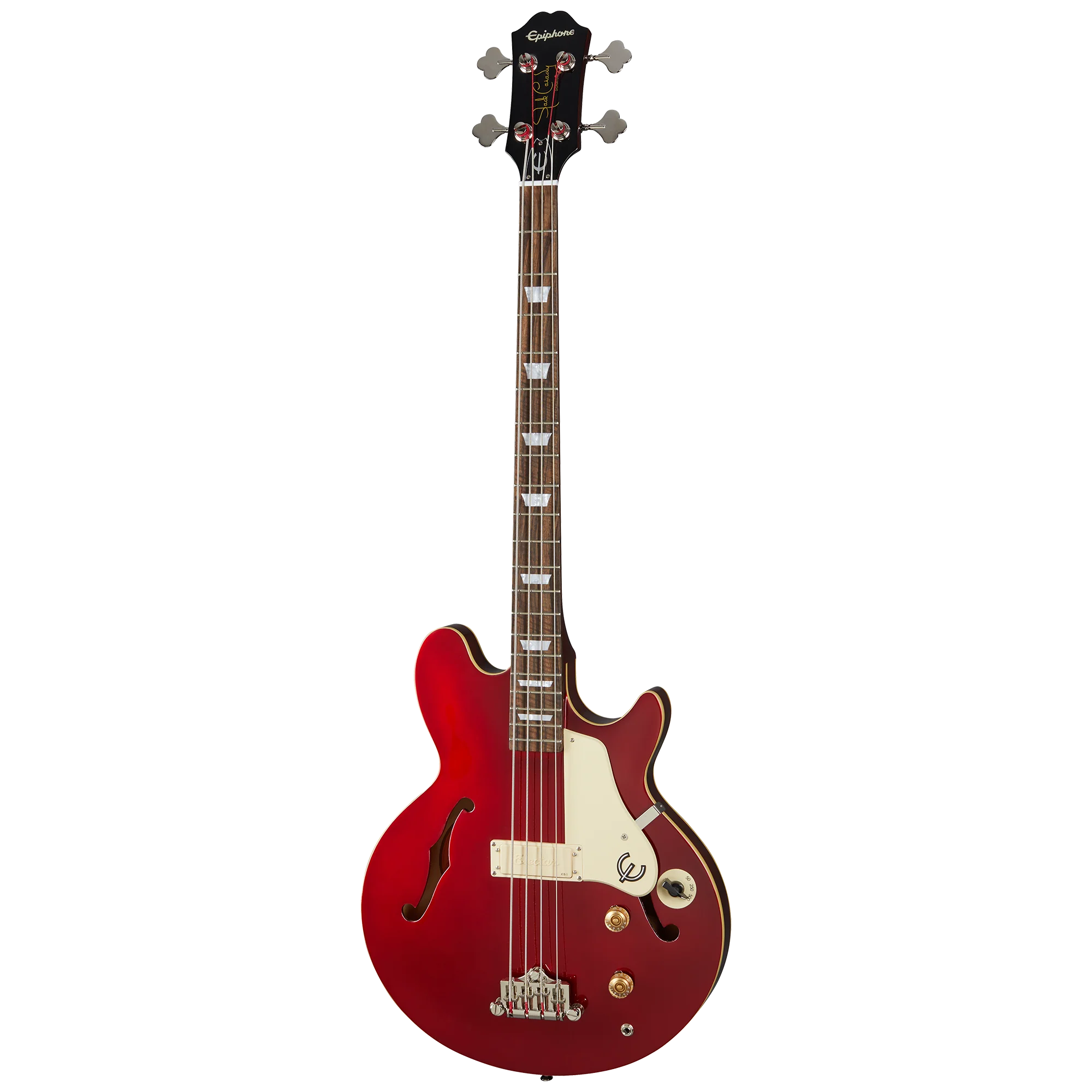 Epiphone Jack Casady Bass, Sparkling Burgundy 3 Epiphone Jack Casady Bass, Sparkling Burgundy