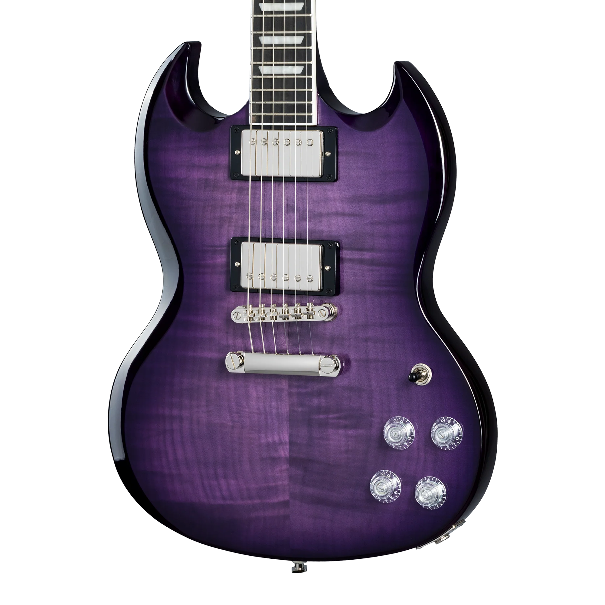 Epiphone SG Modern Figured, Purple Burst