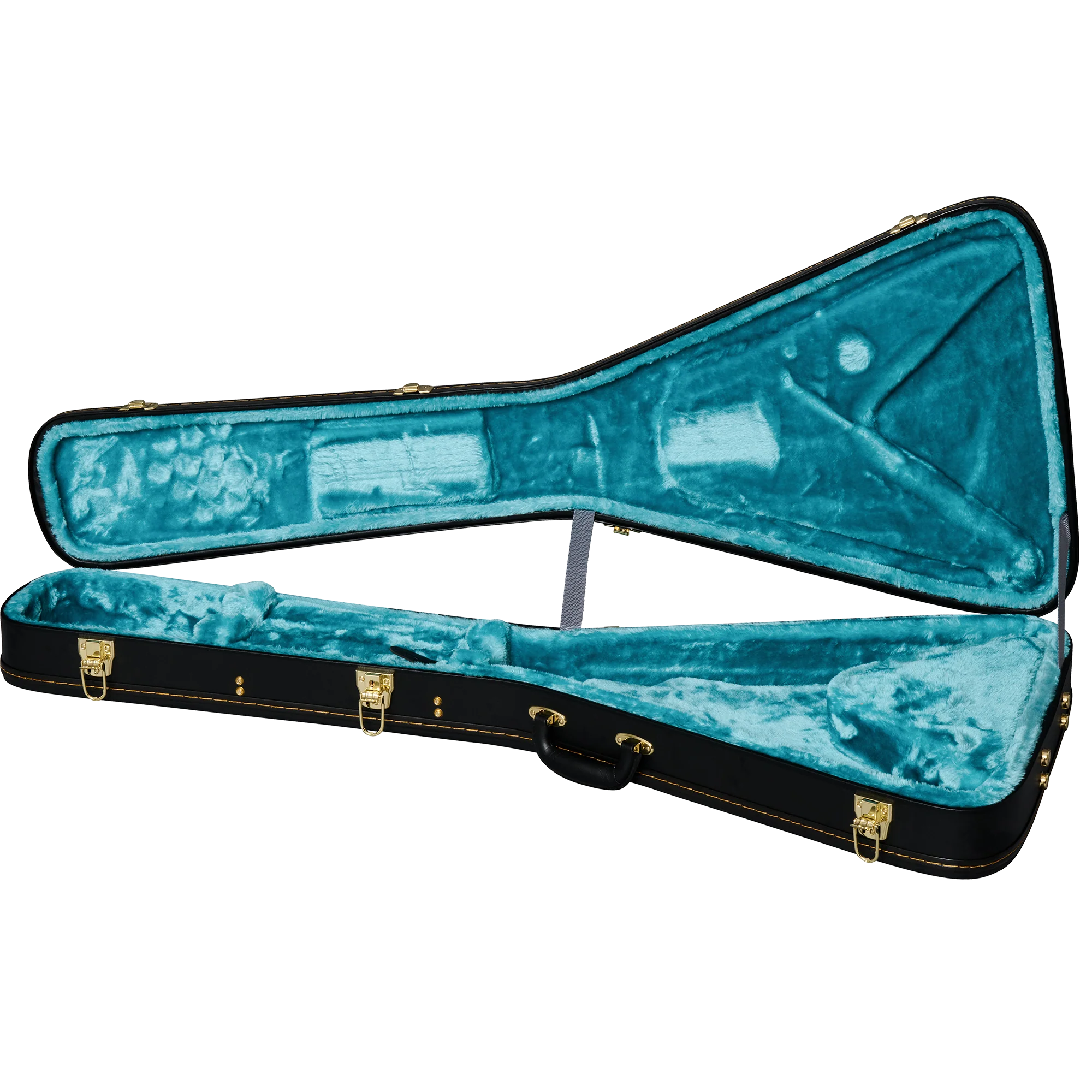 Epiphone Inspired by Gibson Custom Jimi Hendrix™ "Love Drops" Flying V, Left-Handed, Ebony 12 Epiphone Inspired by Gibson Custom Jimi Hendrix™ "Love Drops" Flying V, Left-Handed, Ebony
