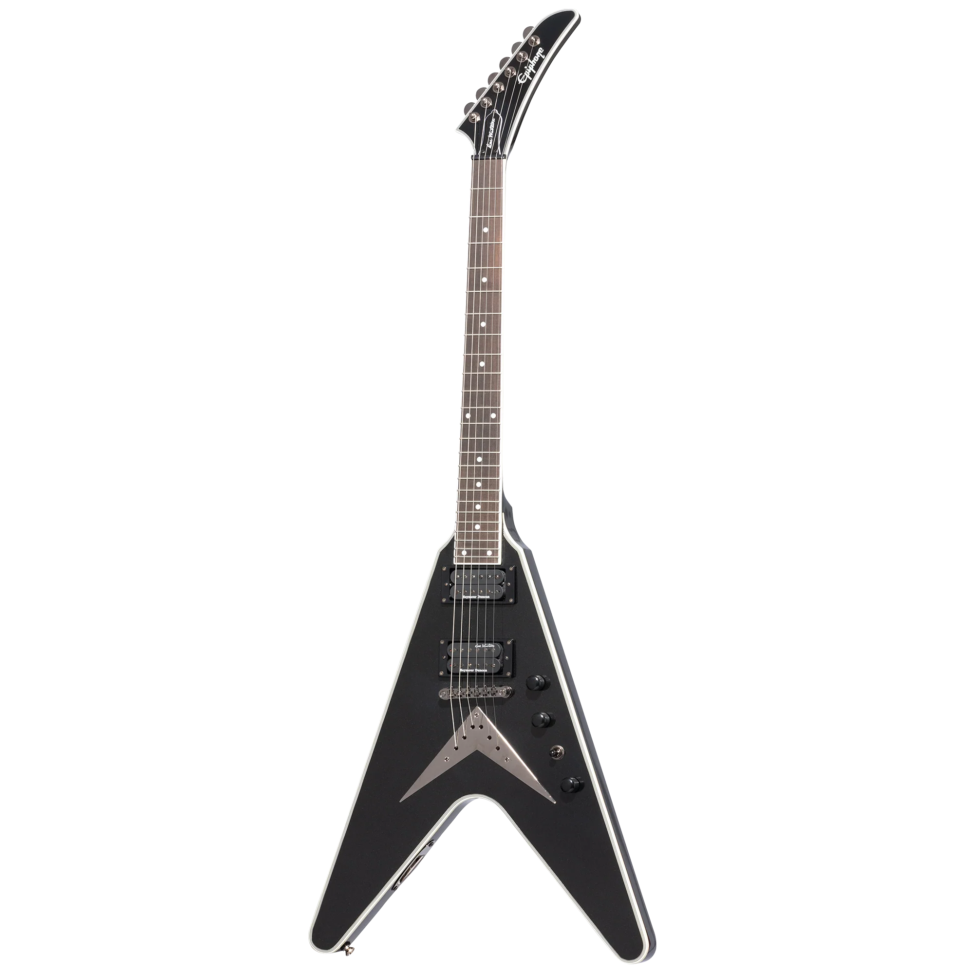 Epiphone Dave Mustaine Flying V Custom, Black Metallic 3 Epiphone Dave Mustaine Flying V Custom, Black Metallic