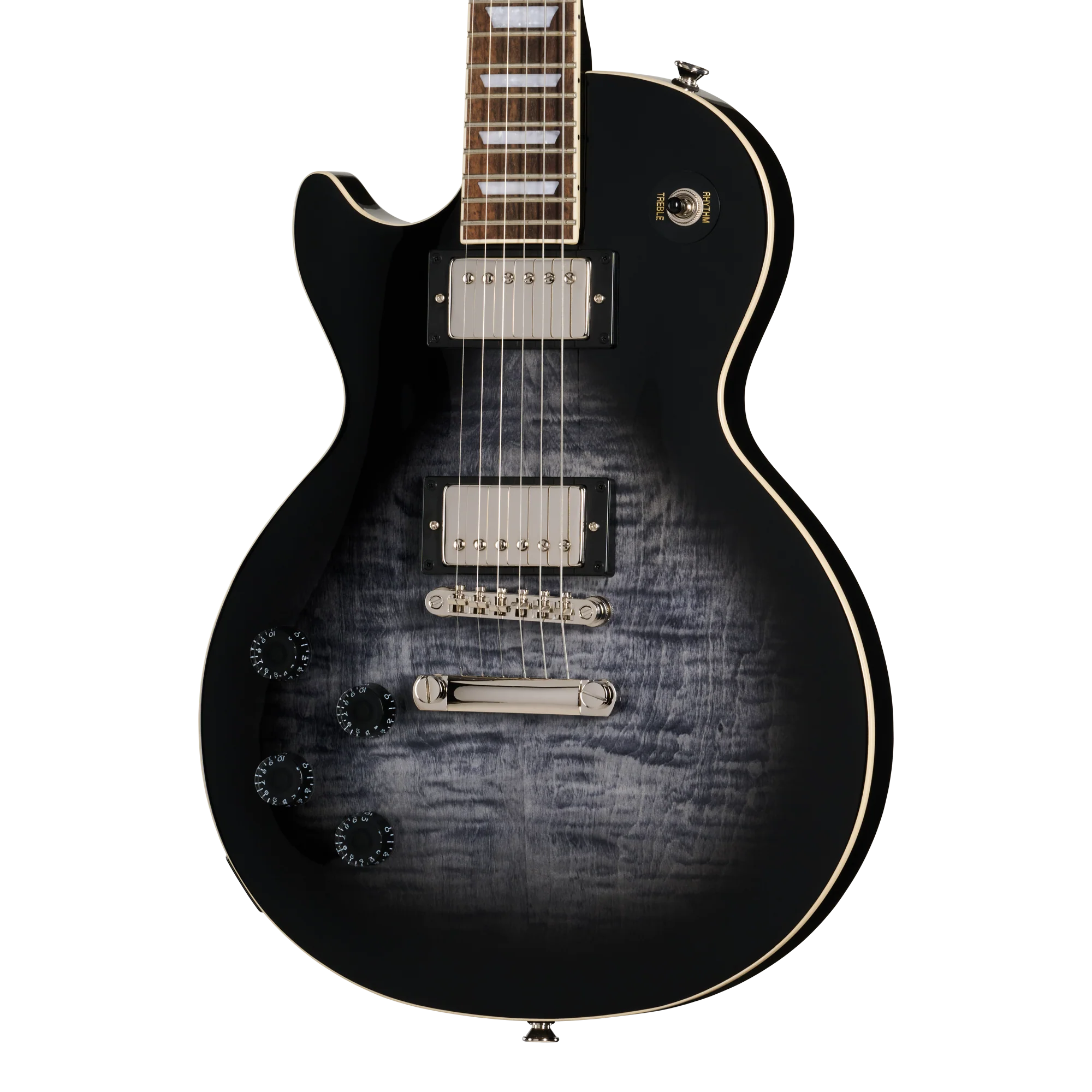 Epiphone Les Paul Tribute Plus, Left-Handed, Ebony Burst