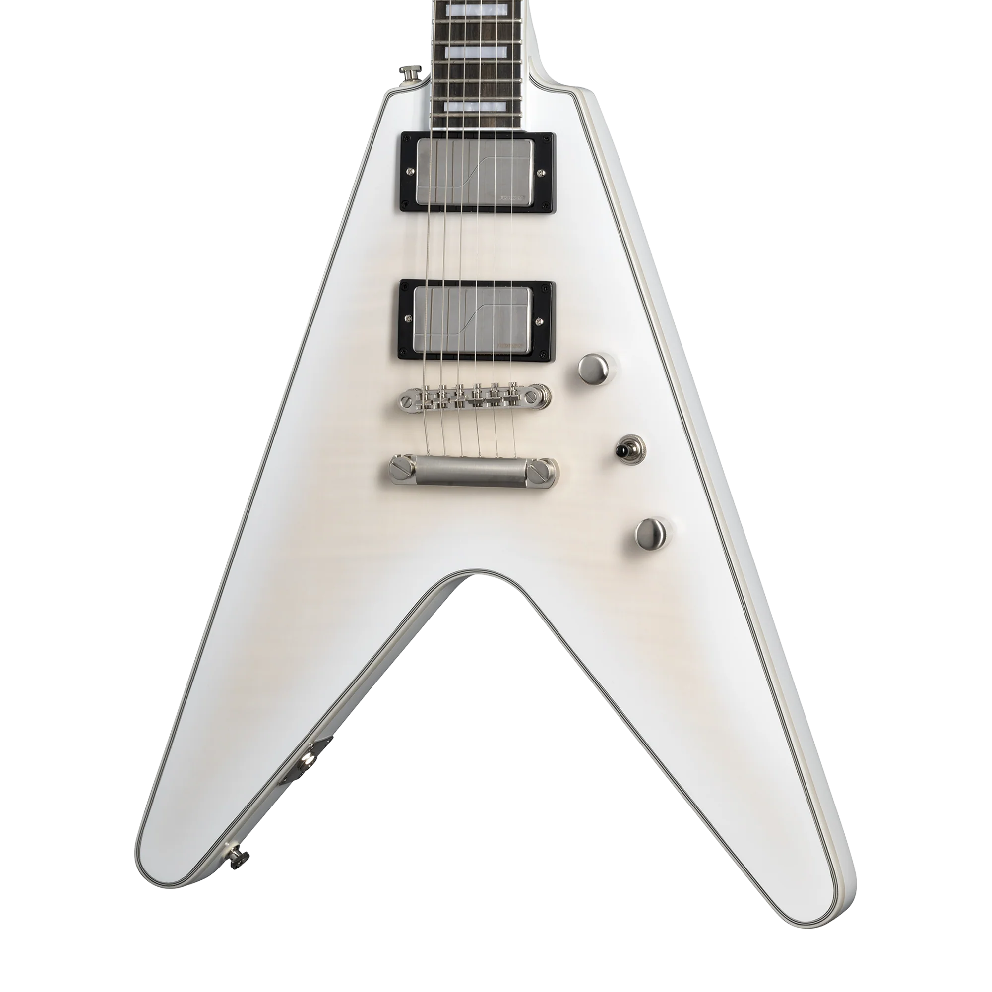 Epiphone Flying V Prophecy, Aged White Tiger Burst, Exclusive