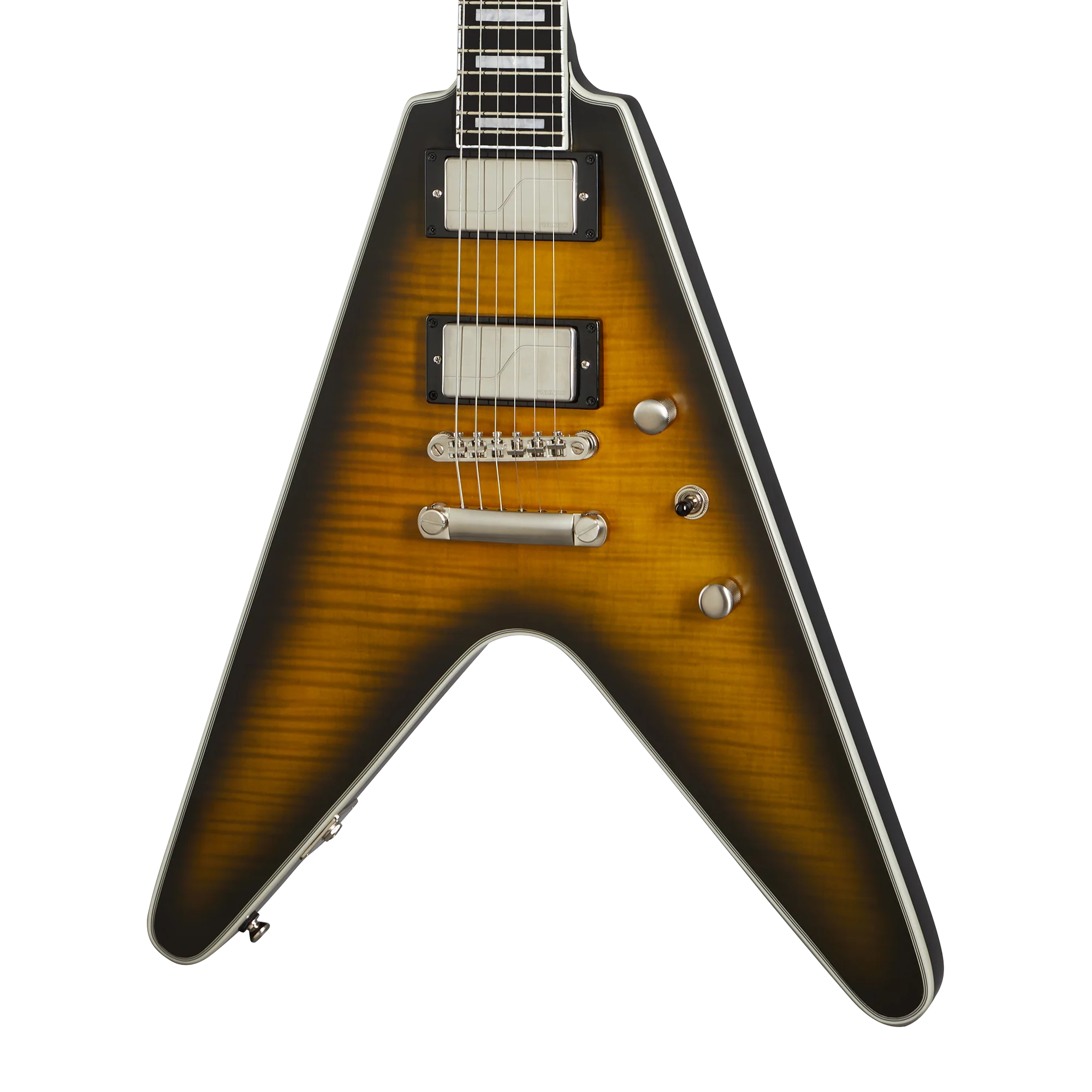 Epiphone Flying V Prophecy, Yellow Tiger Aged Gloss
