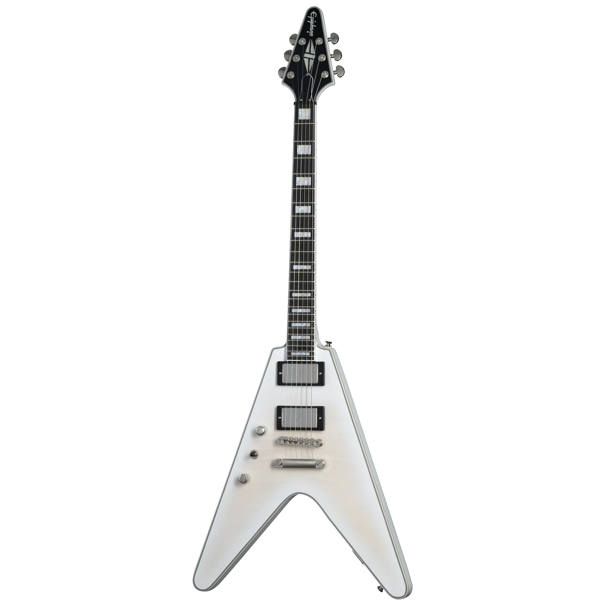 Epiphone Flying V Prophecy, Left-Handed, Aged White Tiger Burst, Exclusive 3 Epiphone Flying V Prophecy, Left-Handed, Aged White Tiger Burst, Exclusive