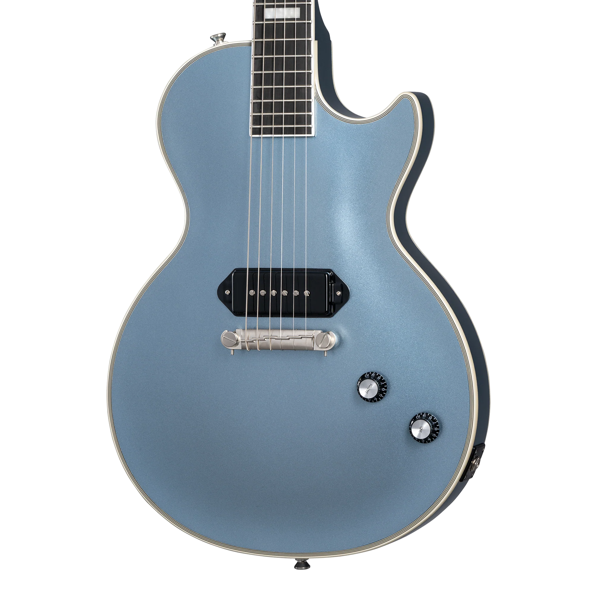 Epiphone Jared James Nichols "Blues Power" Les Paul Custom, Aged Pelham Blue