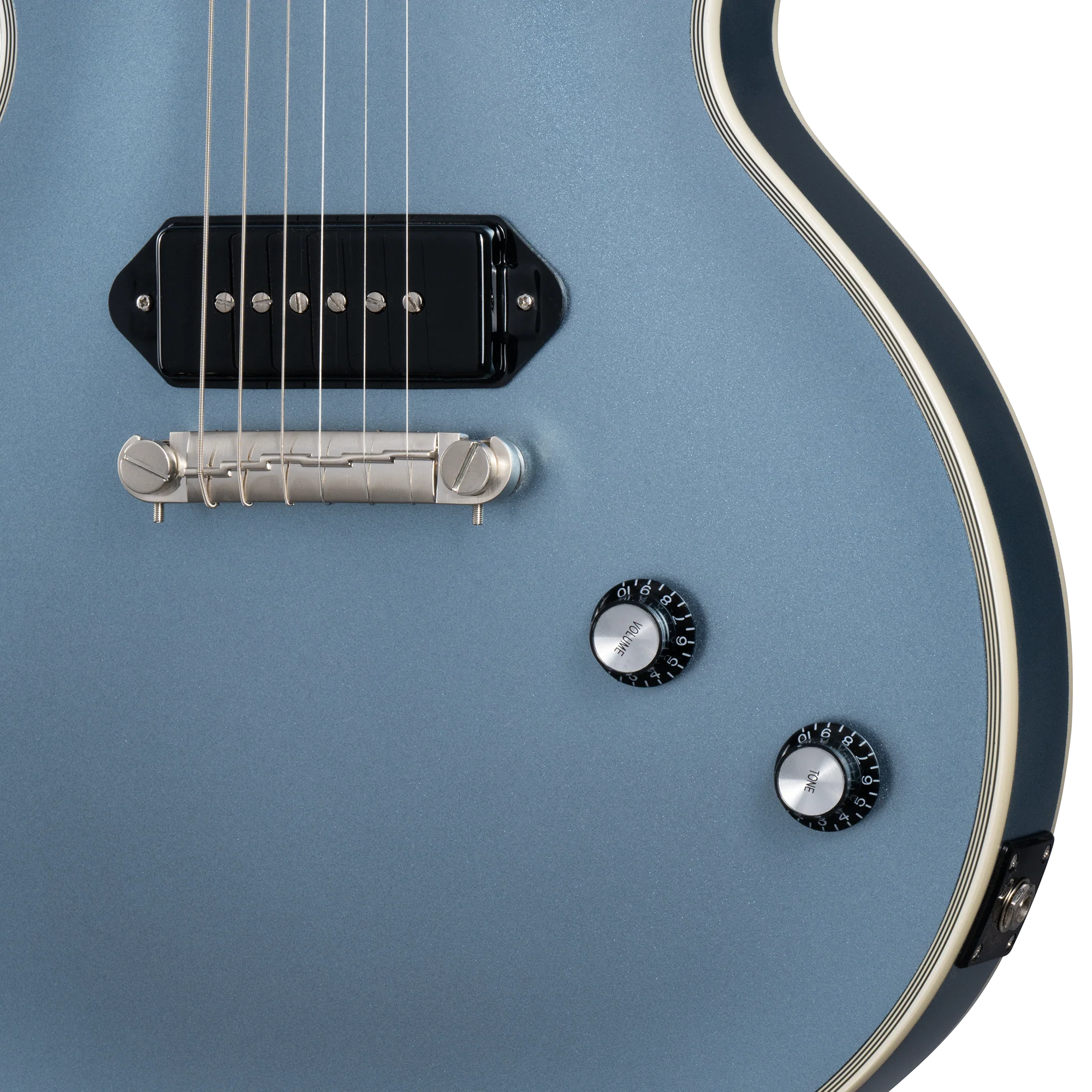 Epiphone Jared James Nichols "Blues Power" Les Paul Custom, Aged Pelham Blue 7 Epiphone Jared James Nichols "Blues Power" Les Paul Custom, Aged Pelham Blue