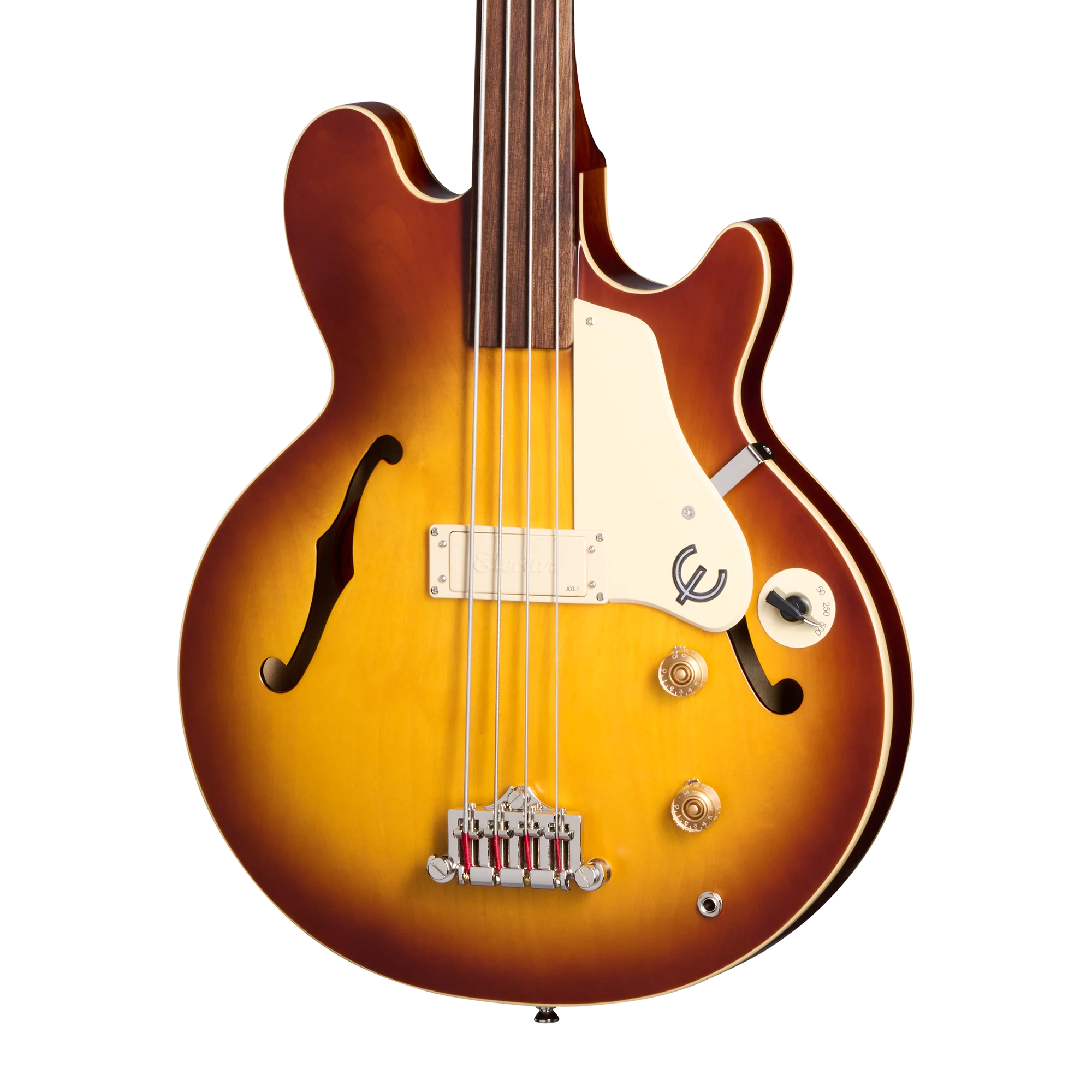 Epiphone Jack Casady Fretless Bass, Aged Royal Tan