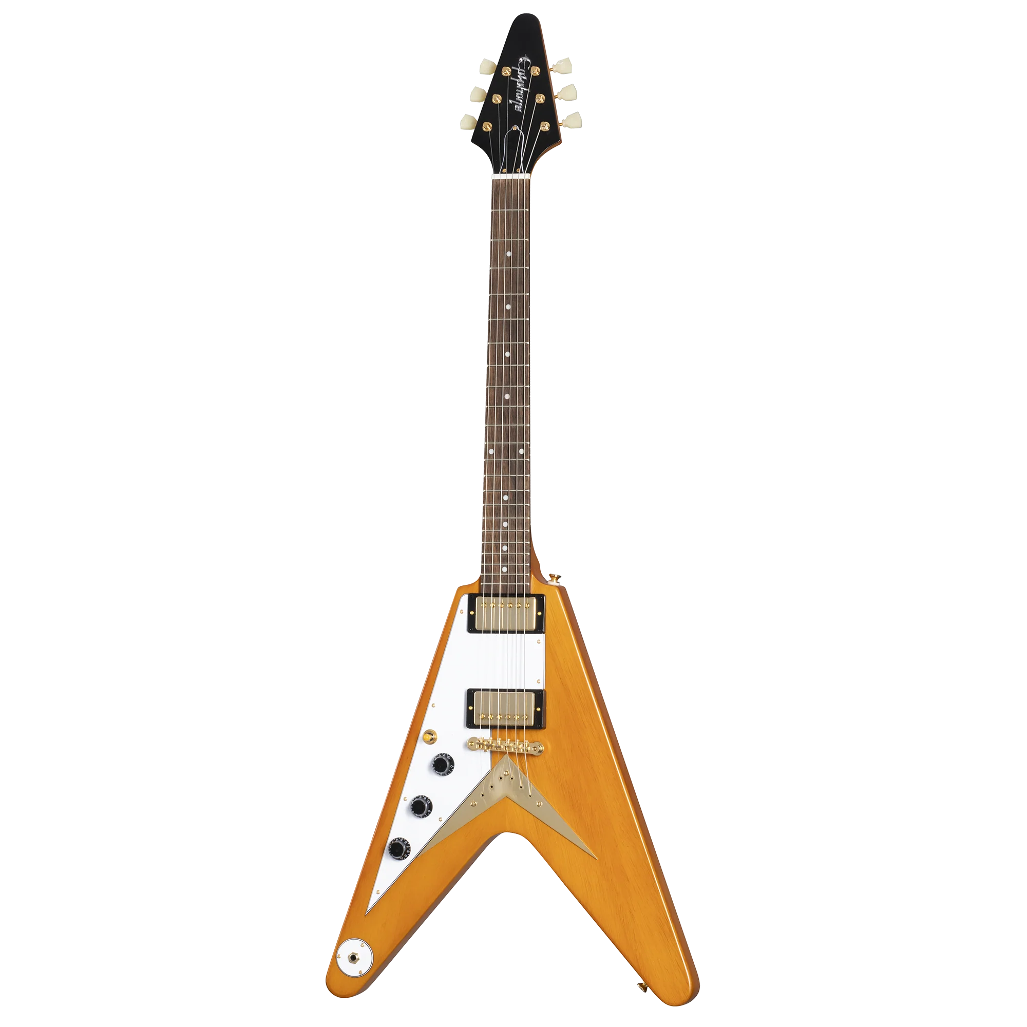 Epiphone IGC 1958 Korina Flying V, Left-Handed, Aged Natural 3 Epiphone IGC 1958 Korina Flying V, Left-Handed, Aged Natural