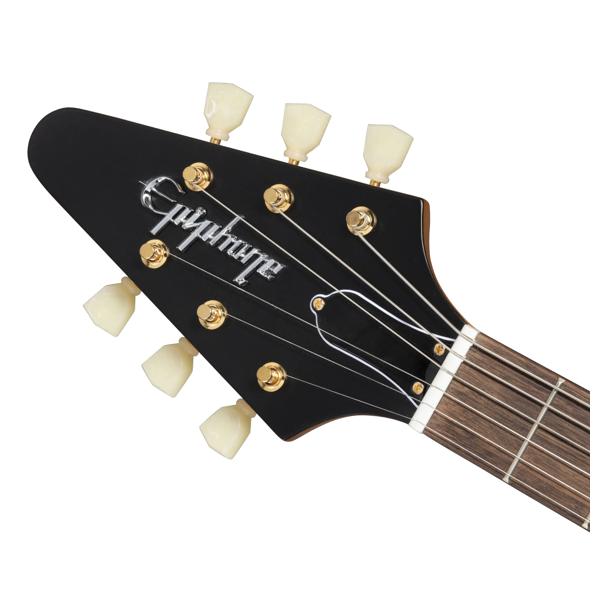 Epiphone IGC 1958 Korina Flying V, Left-Handed, Aged Natural 5 Epiphone IGC 1958 Korina Flying V, Left-Handed, Aged Natural