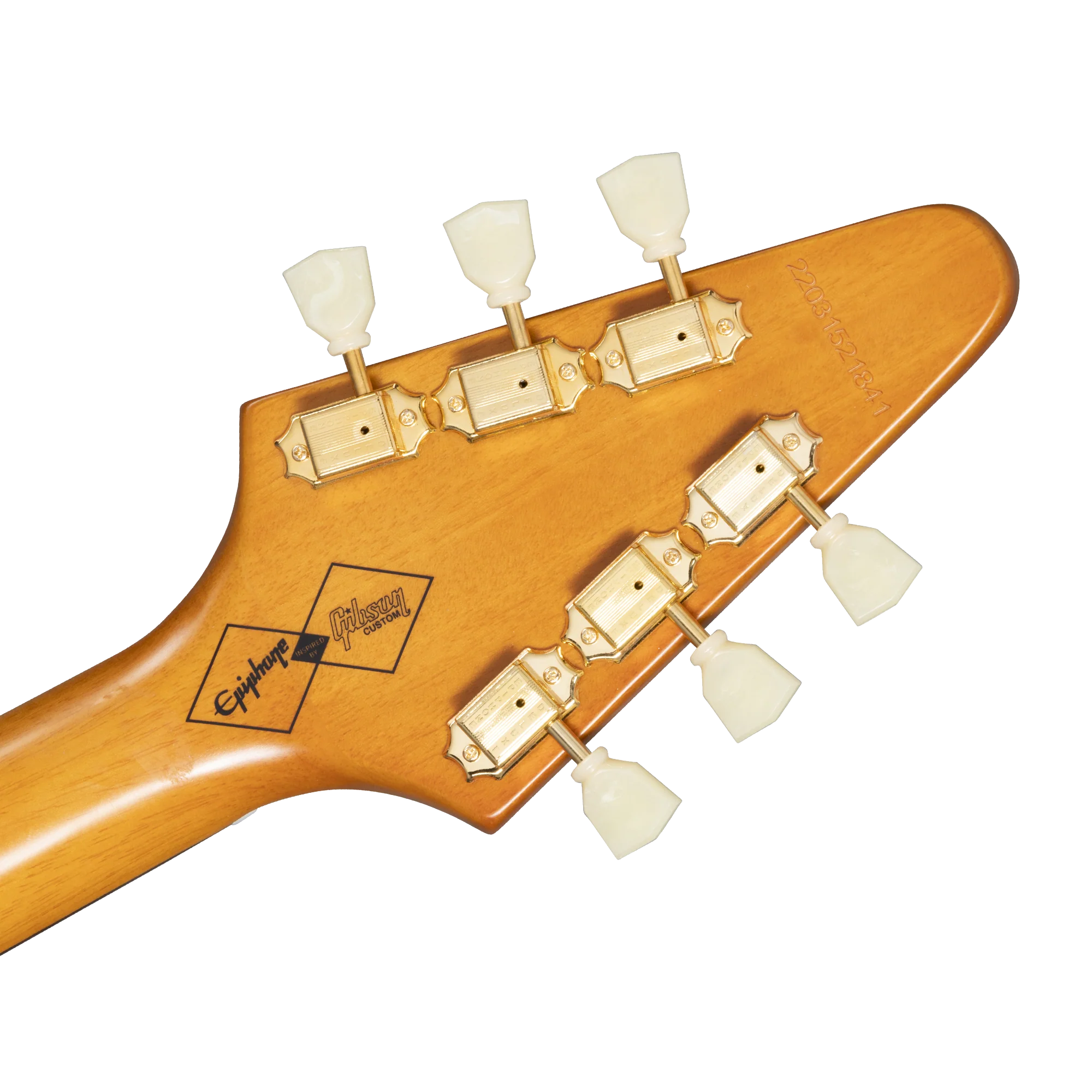Epiphone IGC 1958 Korina Flying V, Left-Handed, Aged Natural 6 Epiphone IGC 1958 Korina Flying V, Left-Handed, Aged Natural