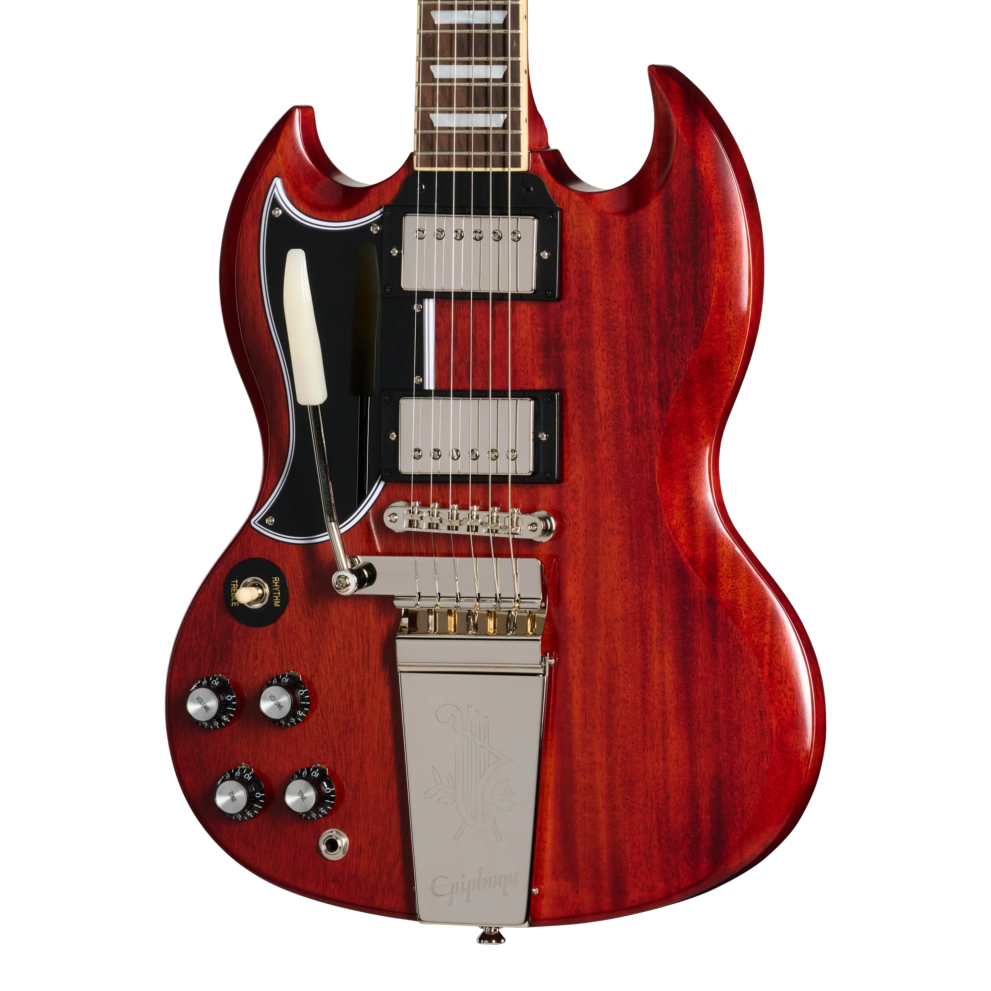 Epiphone IGC 1964 SG Standard Reissue With Maestro Vibrola, Left-Handed, Cherry Red
