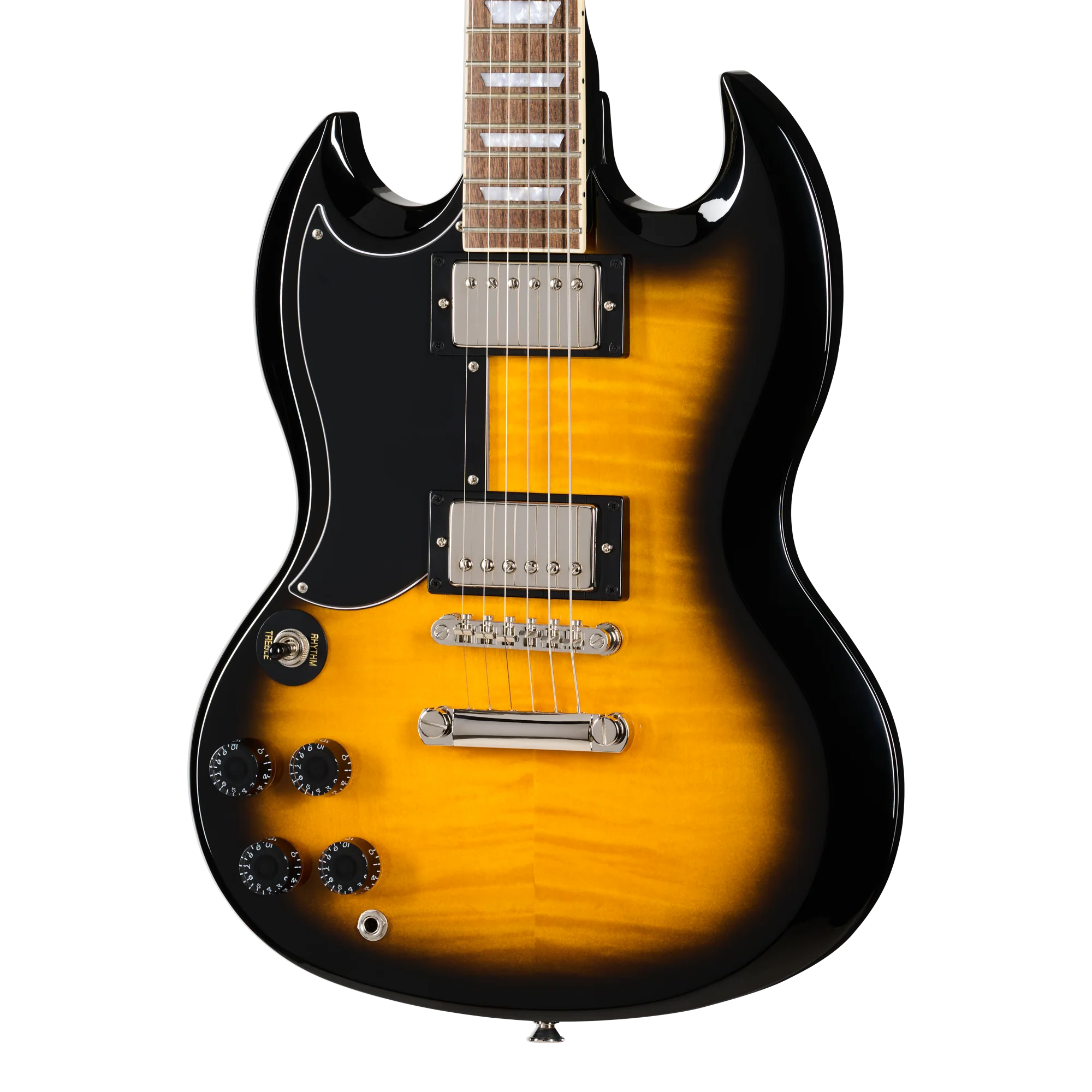 Epiphone SG Tribute Plus, Left-Handed, Vintage Sunburst