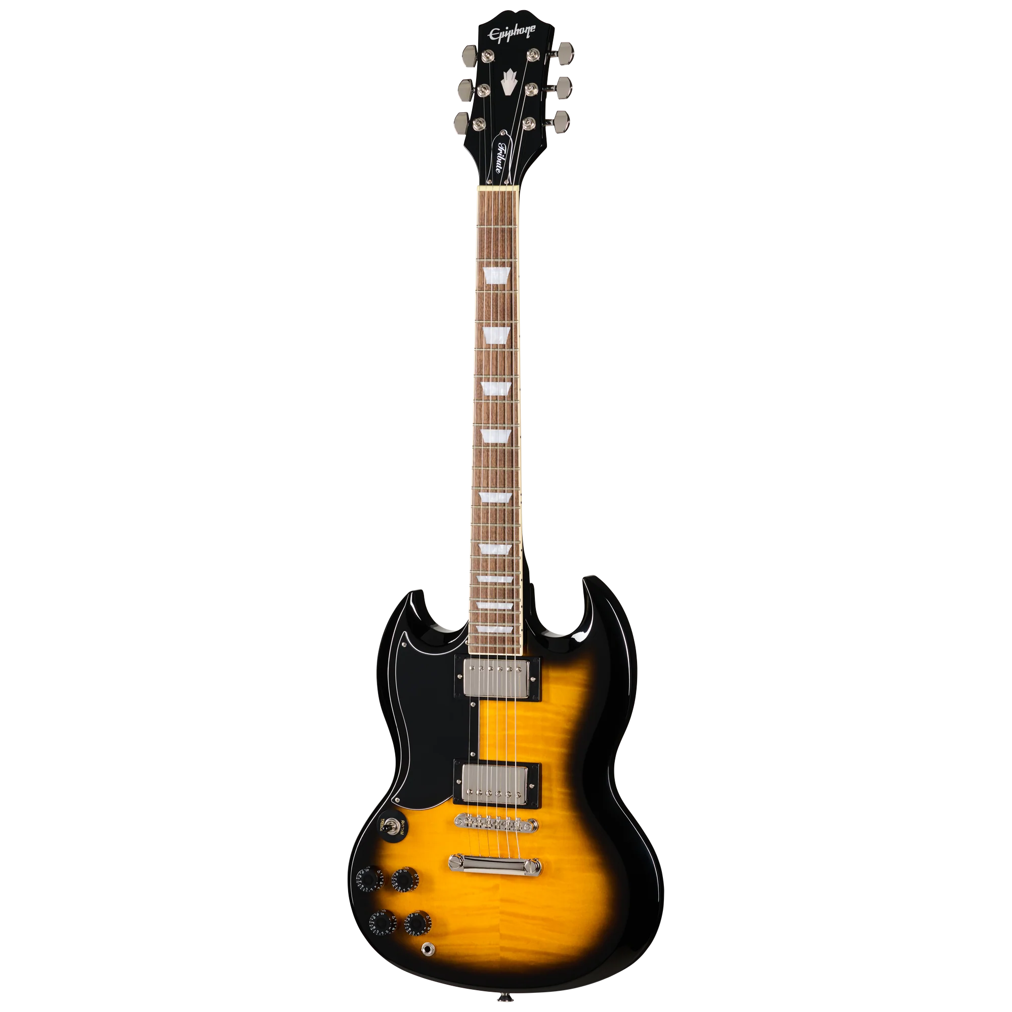 Epiphone SG Tribute Plus, Left-Handed, Vintage Sunburst 3 Epiphone SG Tribute Plus, Left-Handed, Vintage Sunburst