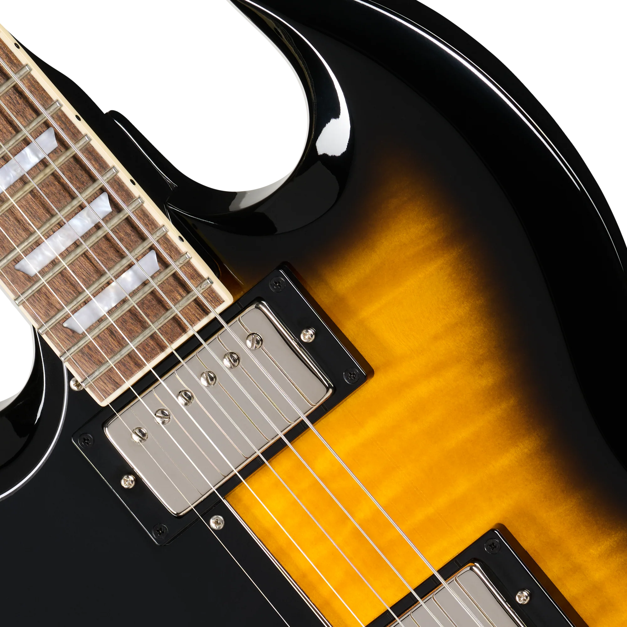 Epiphone SG Tribute Plus, Left-Handed, Vintage Sunburst 7 Epiphone SG Tribute Plus, Left-Handed, Vintage Sunburst