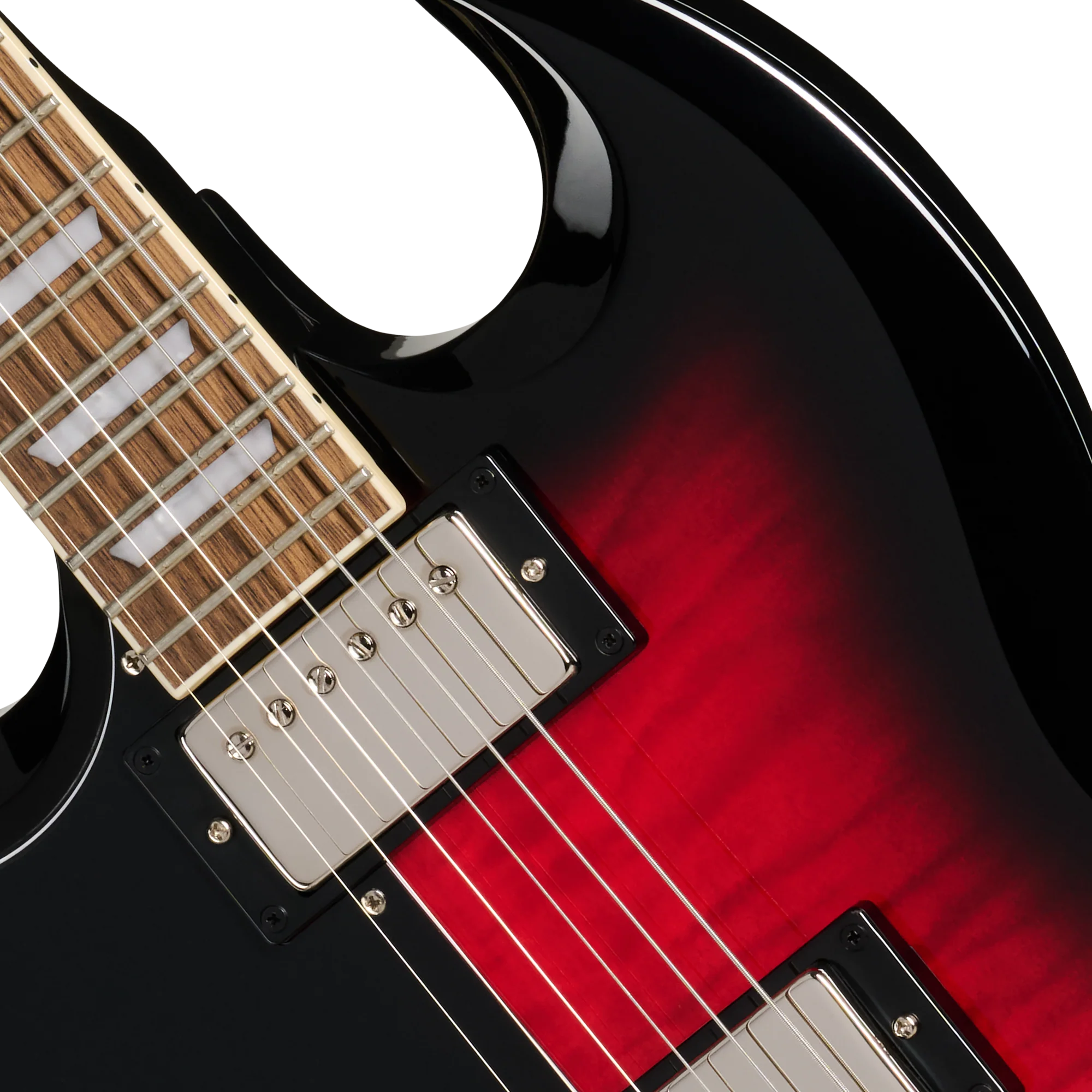 Epiphone SG Tribute Plus, Left-Handed, Cherry Burst 7 Epiphone SG Tribute Plus, Left-Handed, Cherry Burst