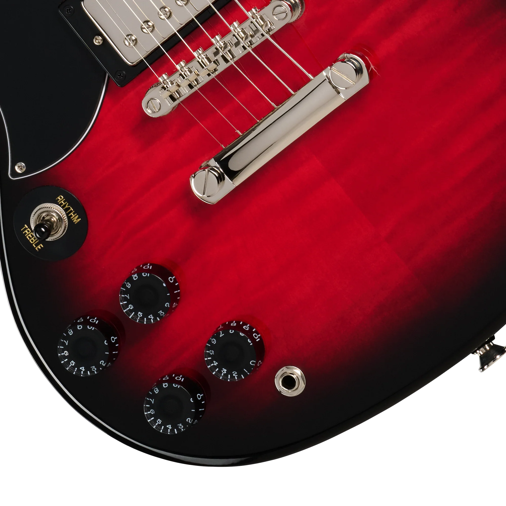 Epiphone SG Tribute Plus, Left-Handed, Cherry Burst 8 Epiphone SG Tribute Plus, Left-Handed, Cherry Burst