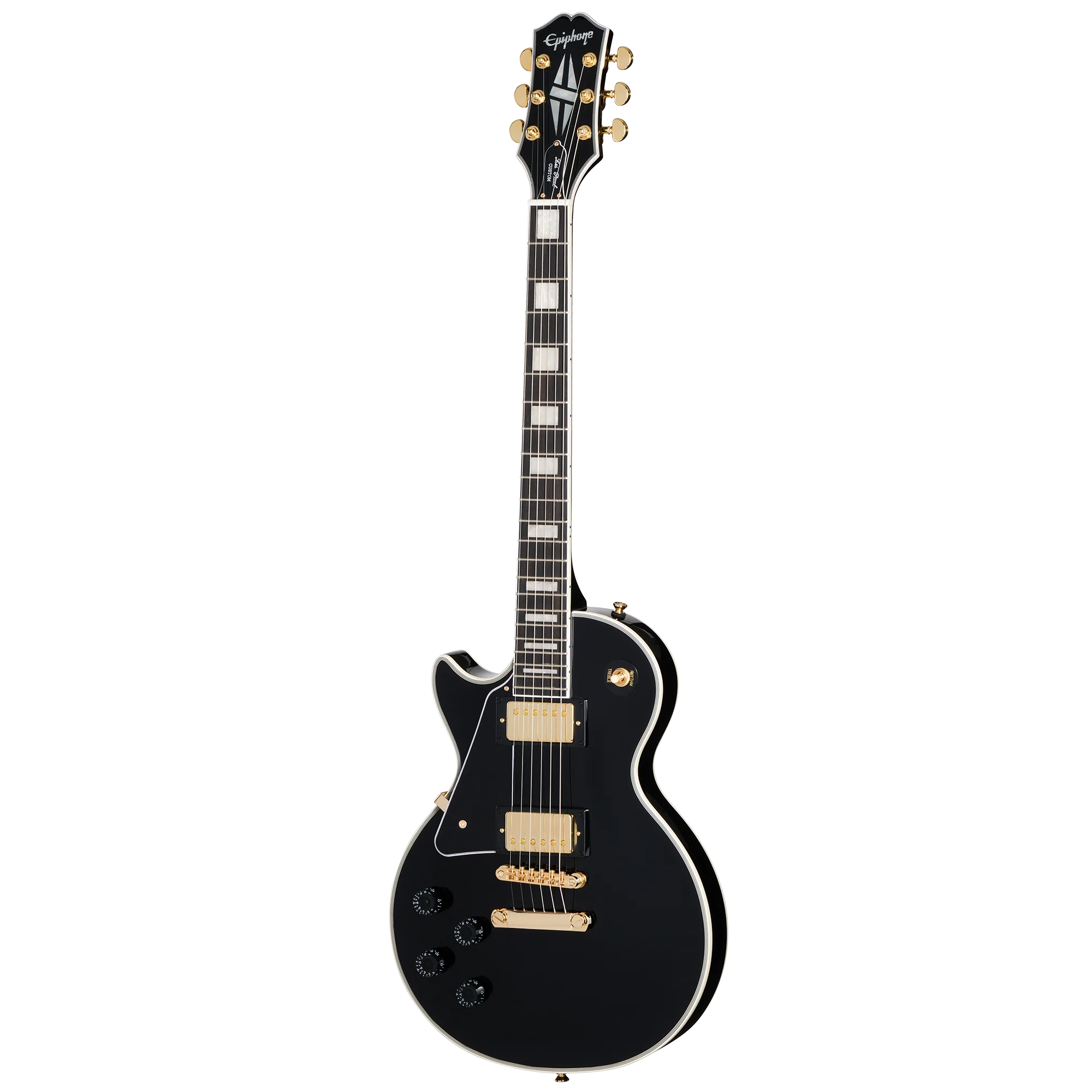 Epiphone Les Paul Custom, Left-Handed, Ebony 3 Epiphone Les Paul Custom, Left-Handed, Ebony
