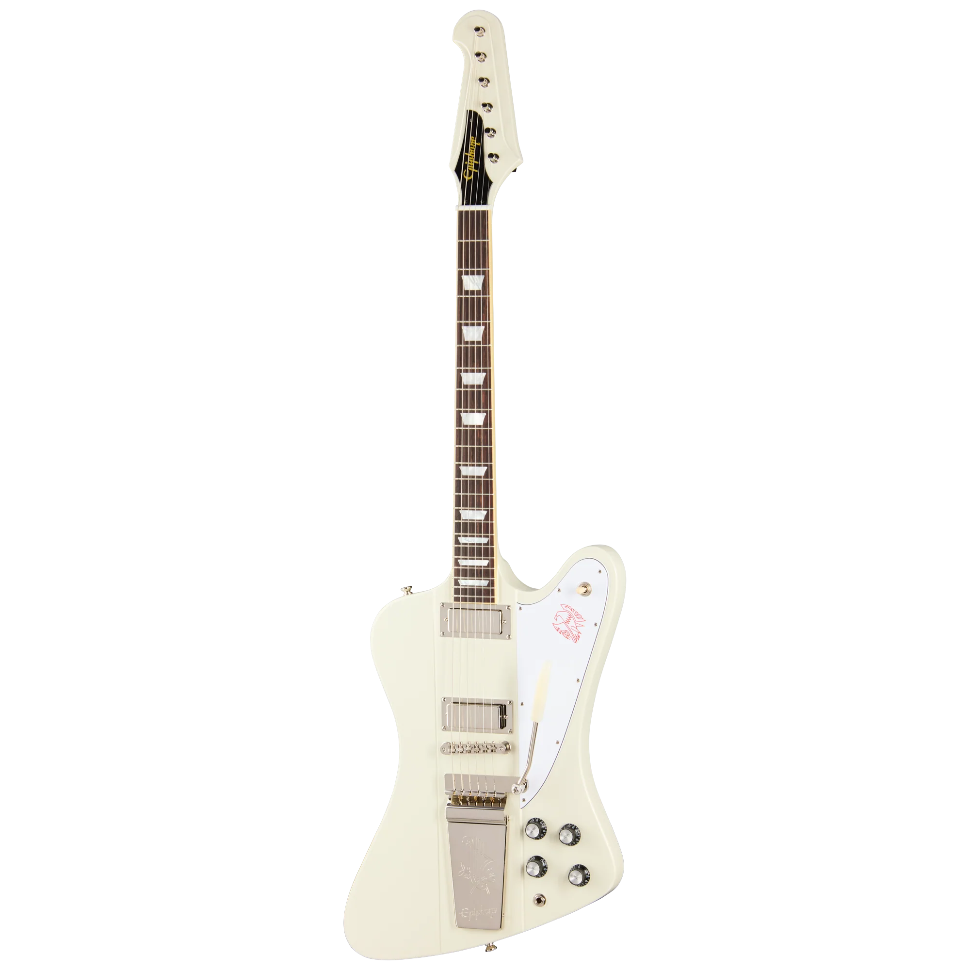 Epiphone IGC 1963 IGC Firebird V Reissue with Maestro Vibrola, Polaris White 2 Epiphone IGC 1963 IGC Firebird V Reissue with Maestro Vibrola, Polaris White