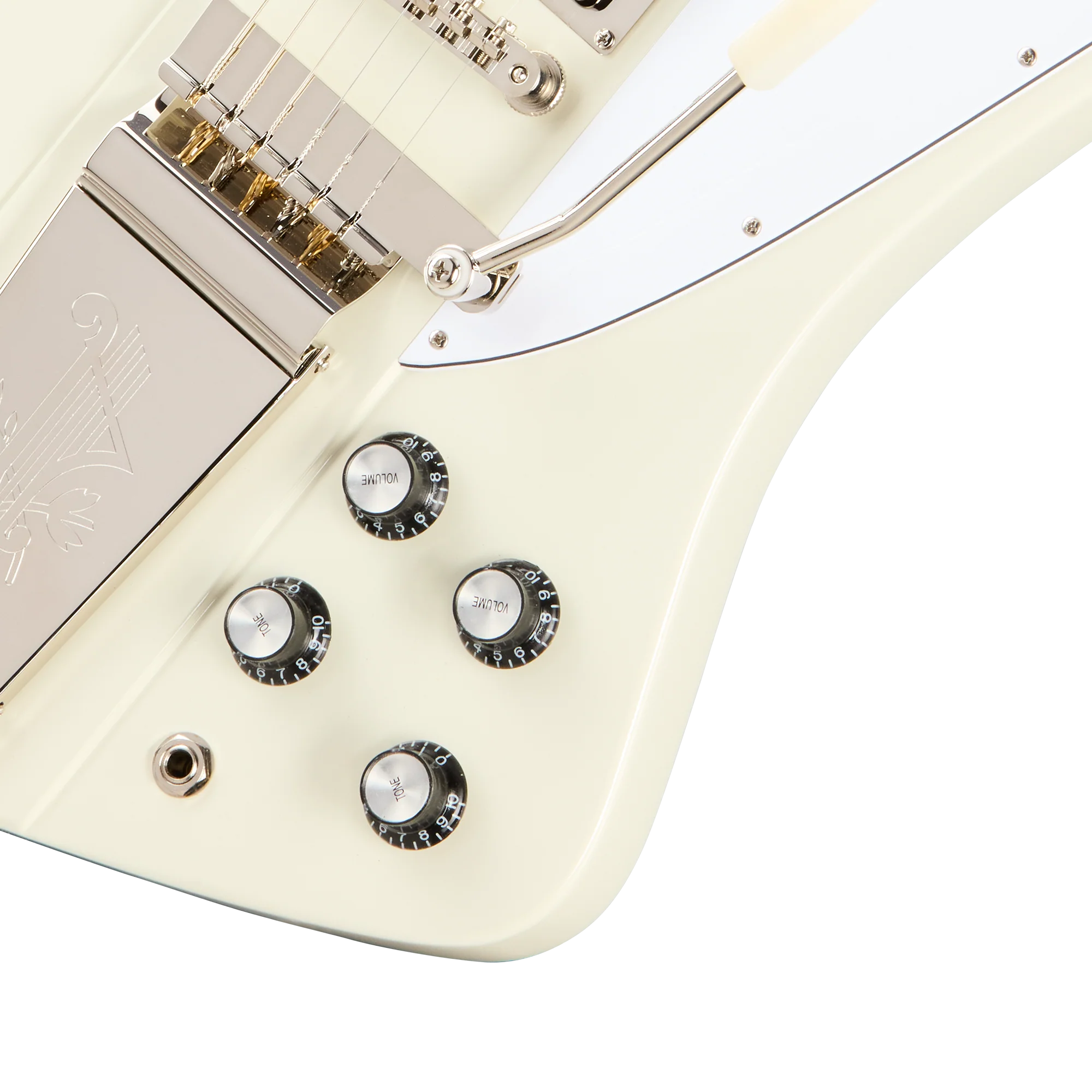 Epiphone IGC 1963 IGC Firebird V Reissue with Maestro Vibrola, Polaris White 7 Epiphone IGC 1963 IGC Firebird V Reissue with Maestro Vibrola, Polaris White