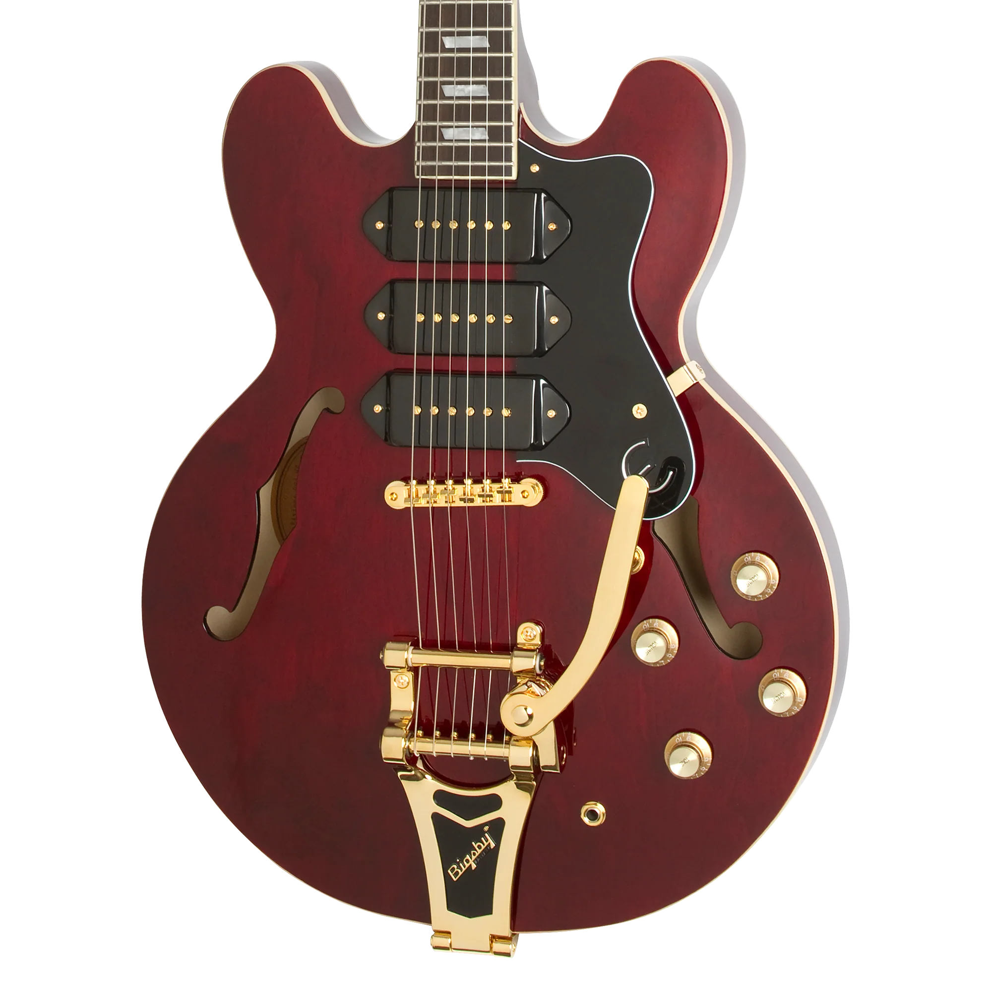 Epiphone Riviera Custom P93, Wine Red, Limited Edition