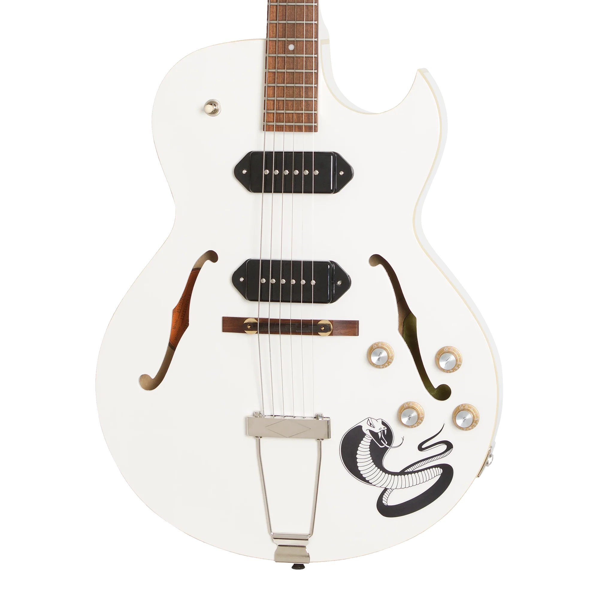 Epiphone George Thorogood White Fang Outfit, Bone White 1 Epiphone George Thorogood White Fang Outfit, Bone White